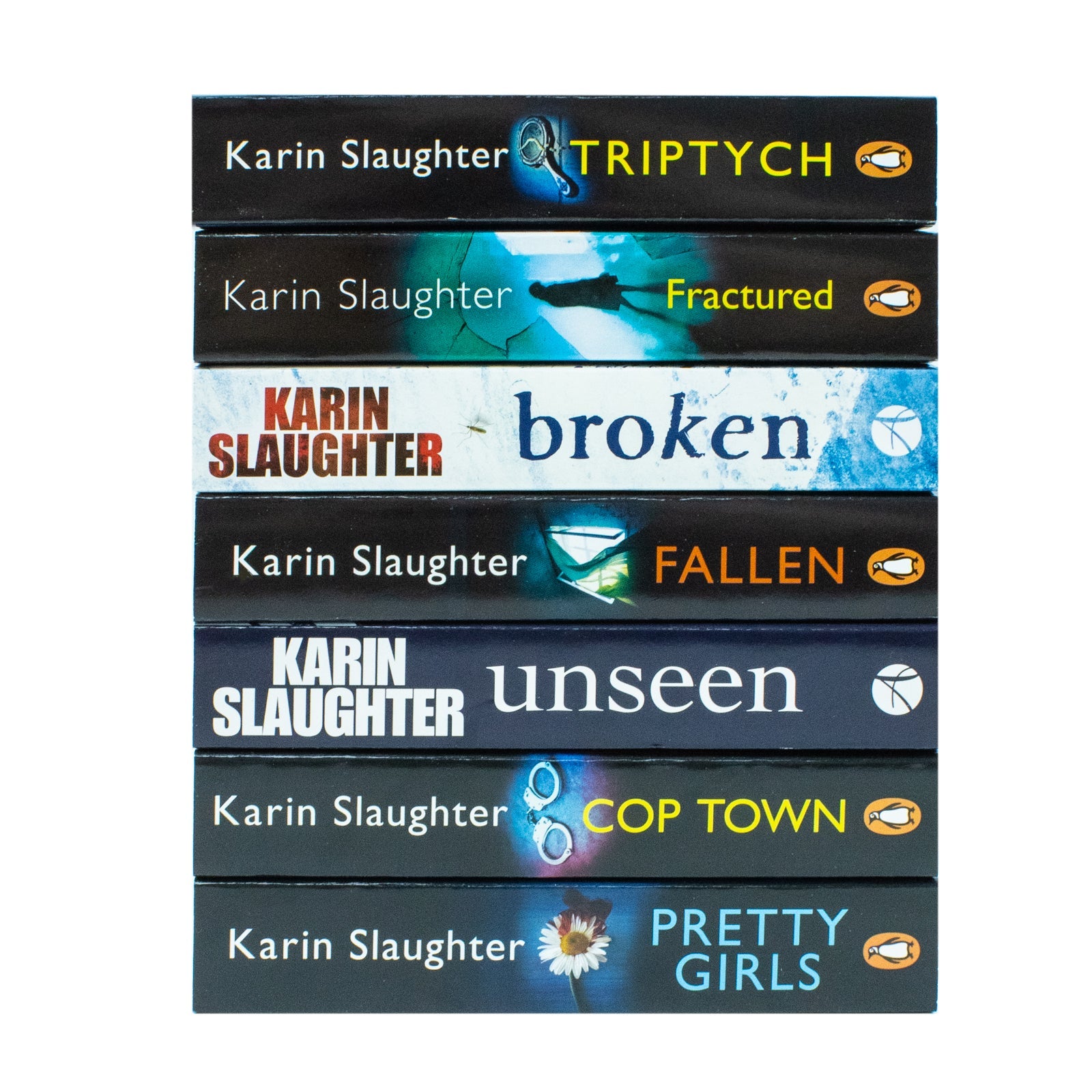 Will Trent Series by Karin Slaughter – 7 Book Collection Set | Gripping Mystery & Thriller Novels: Fallen, Unseen, Broken, Fractured, Triptych & More