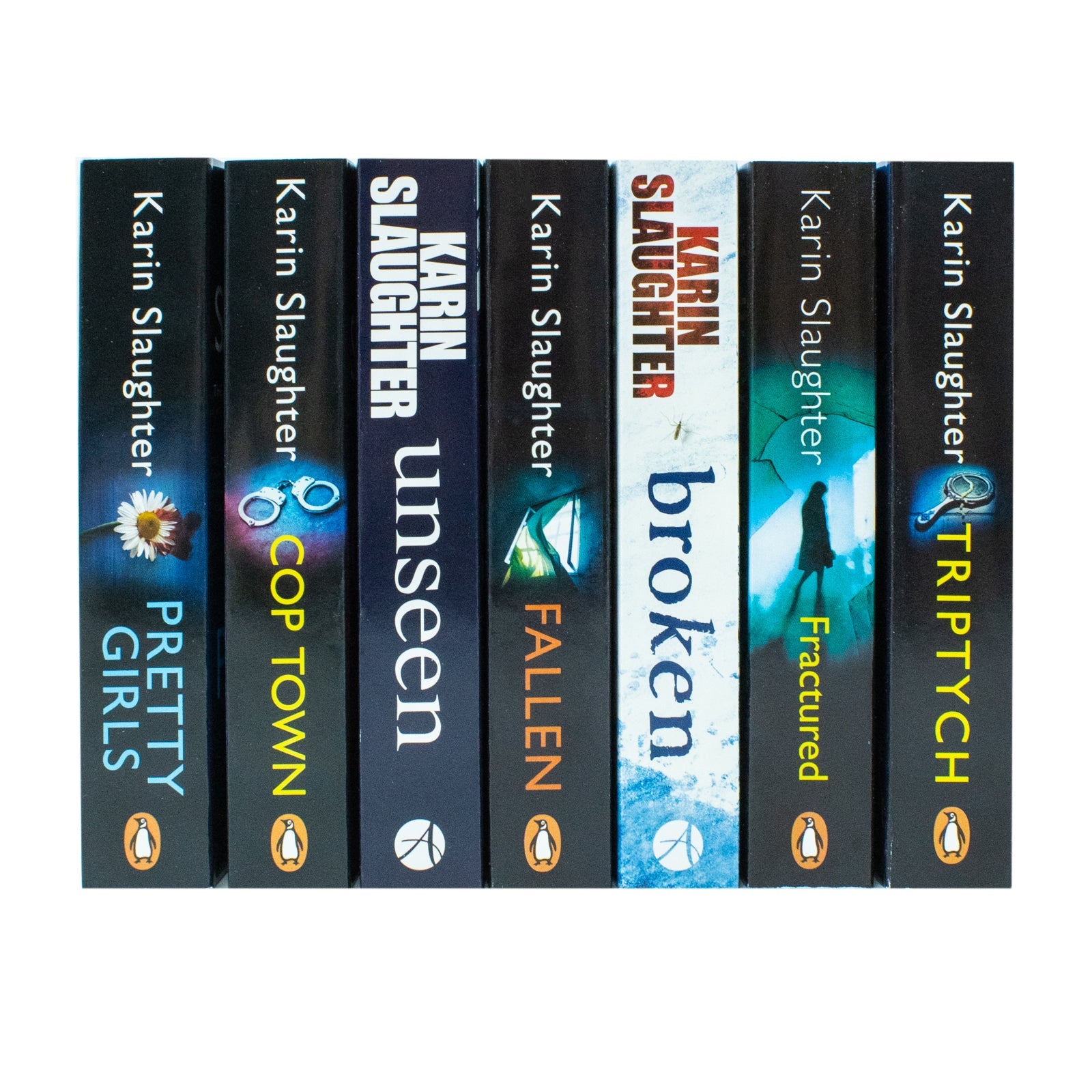 Will Trent Series by Karin Slaughter – 7 Book Collection Set | Gripping Mystery & Thriller Novels: Fallen, Unseen, Broken, Fractured, Triptych & More