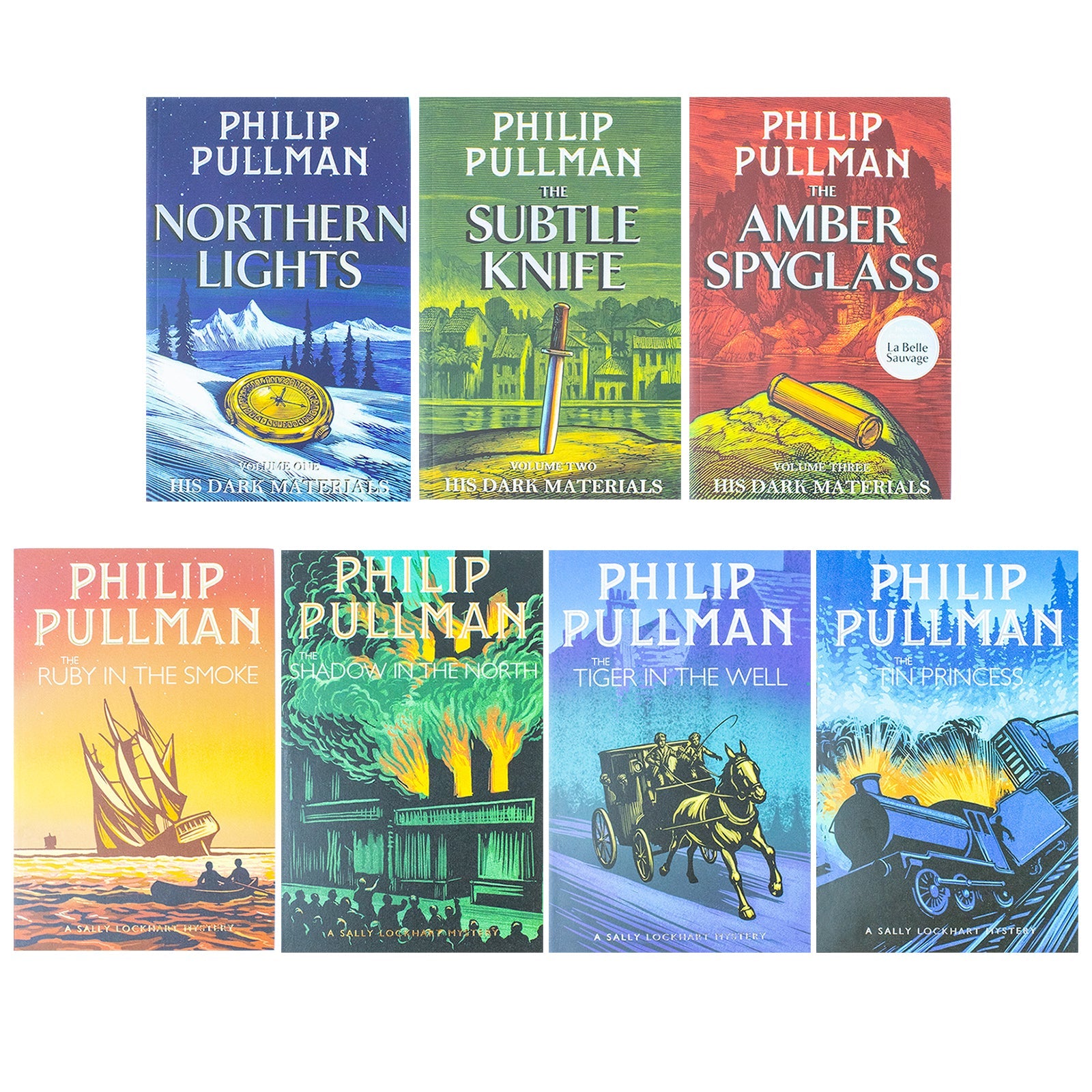His dark materials trilogy, sally lockhart mystery philip pullman collection 7 books set