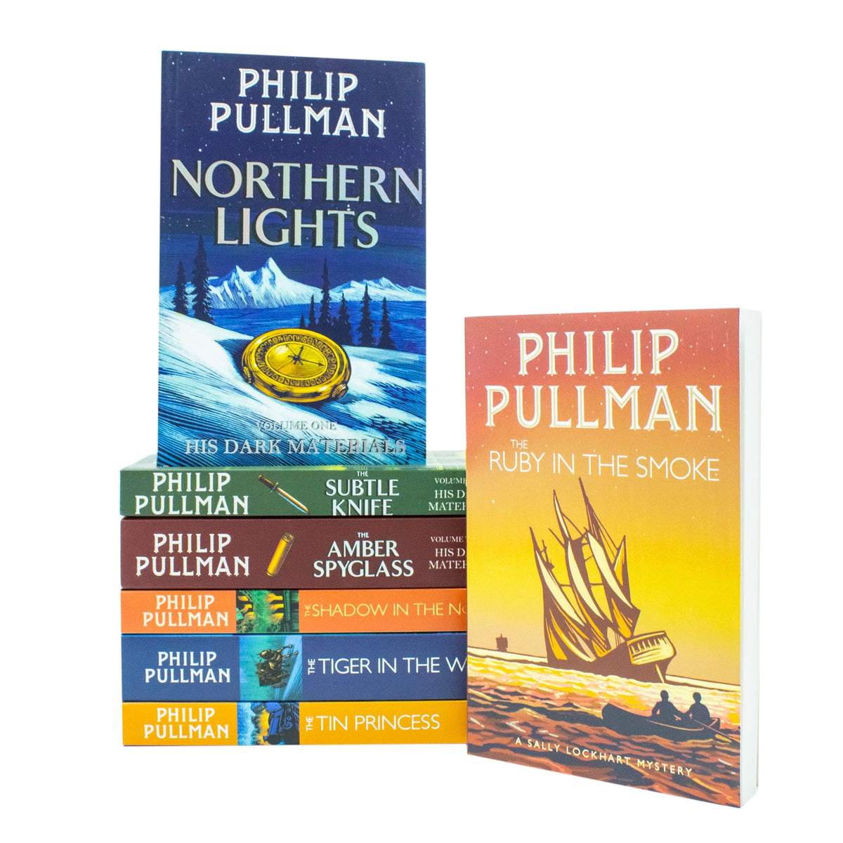 His Dark Materials Trilogy, Sally Lockhart Mystery Series 7 Books Collection Set by Philip Pullman