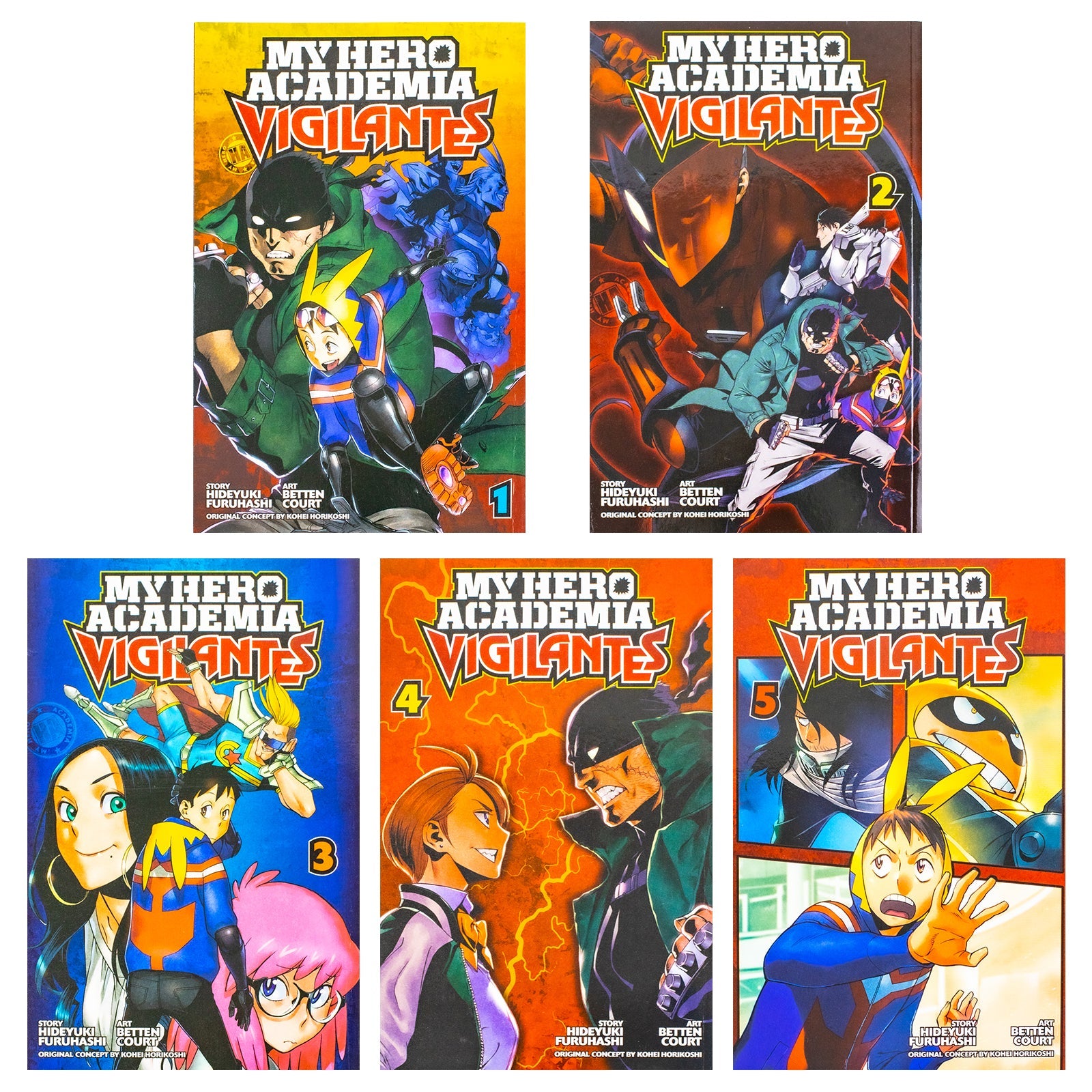 My Hero Academia: Vigilantes Vol.1-5 Collection 5 Books Set Series Pack