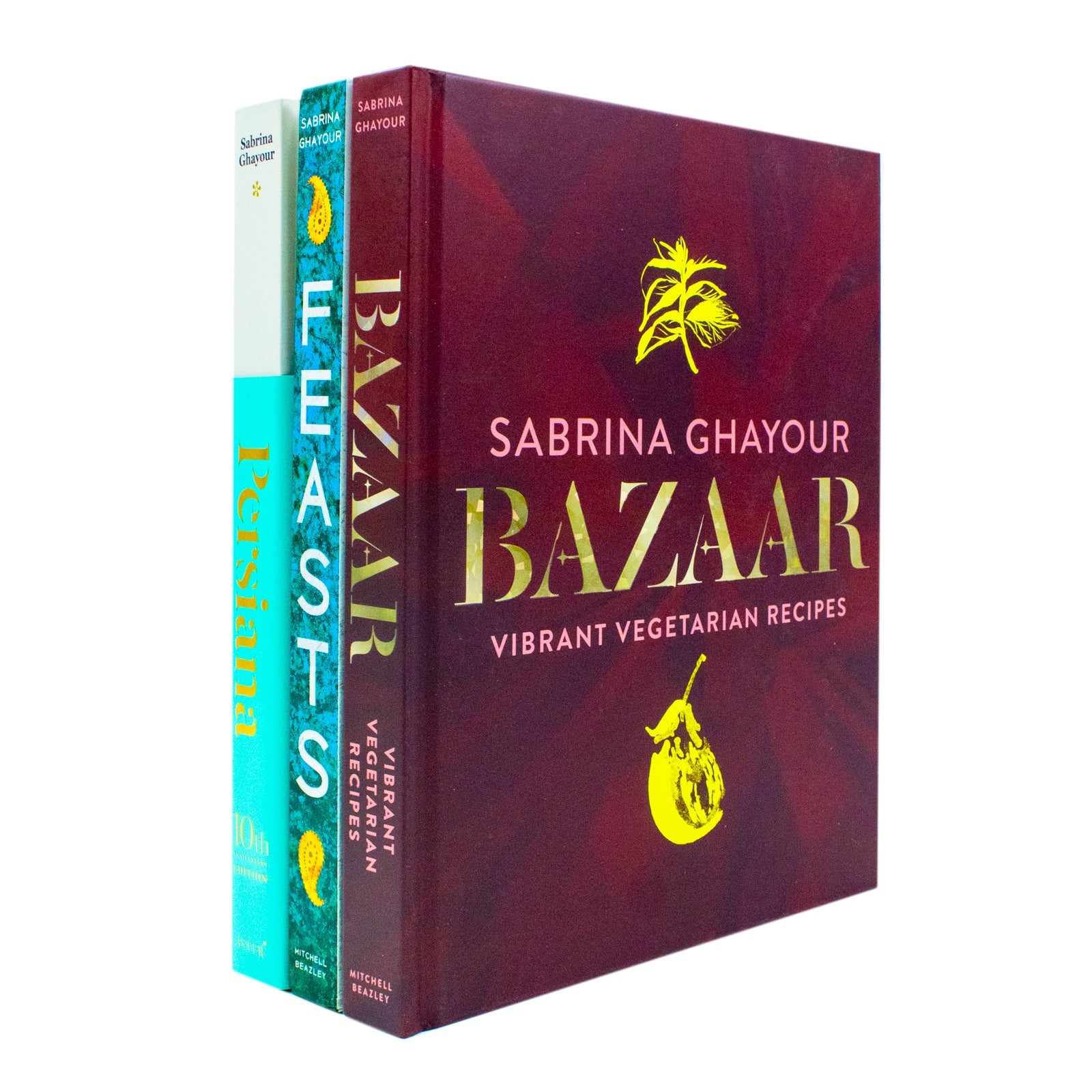 Sabrina Ghayour 3 Books Collection Set (Persiana, Bazaar, Feasts)