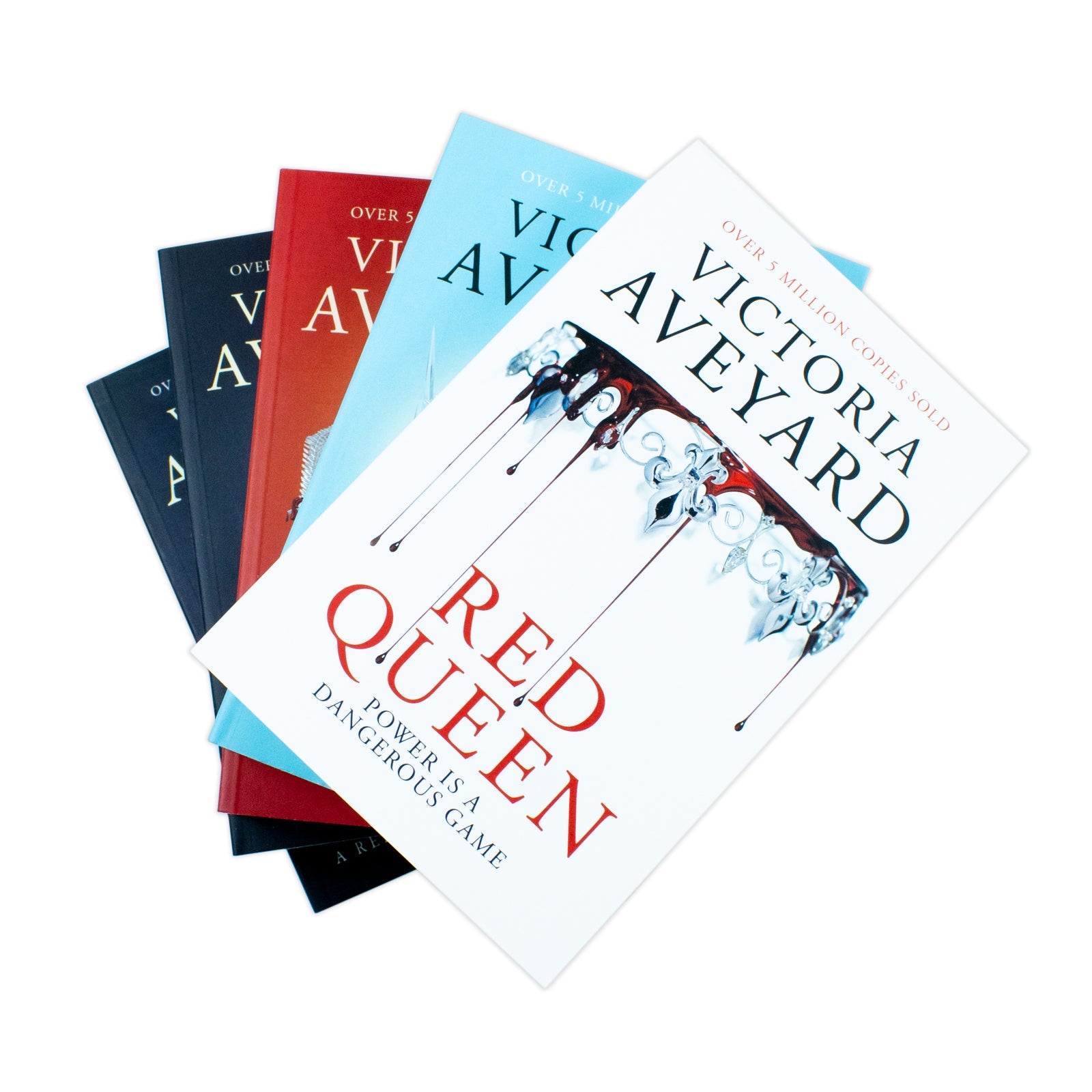 Victoria Aveyard Red Queen Series 5-Book Set | Epic YA Fantasy of Magic, Betrayal, Royals, & Adventure (Red Queen, Glass Sword, King’s Cage & More)