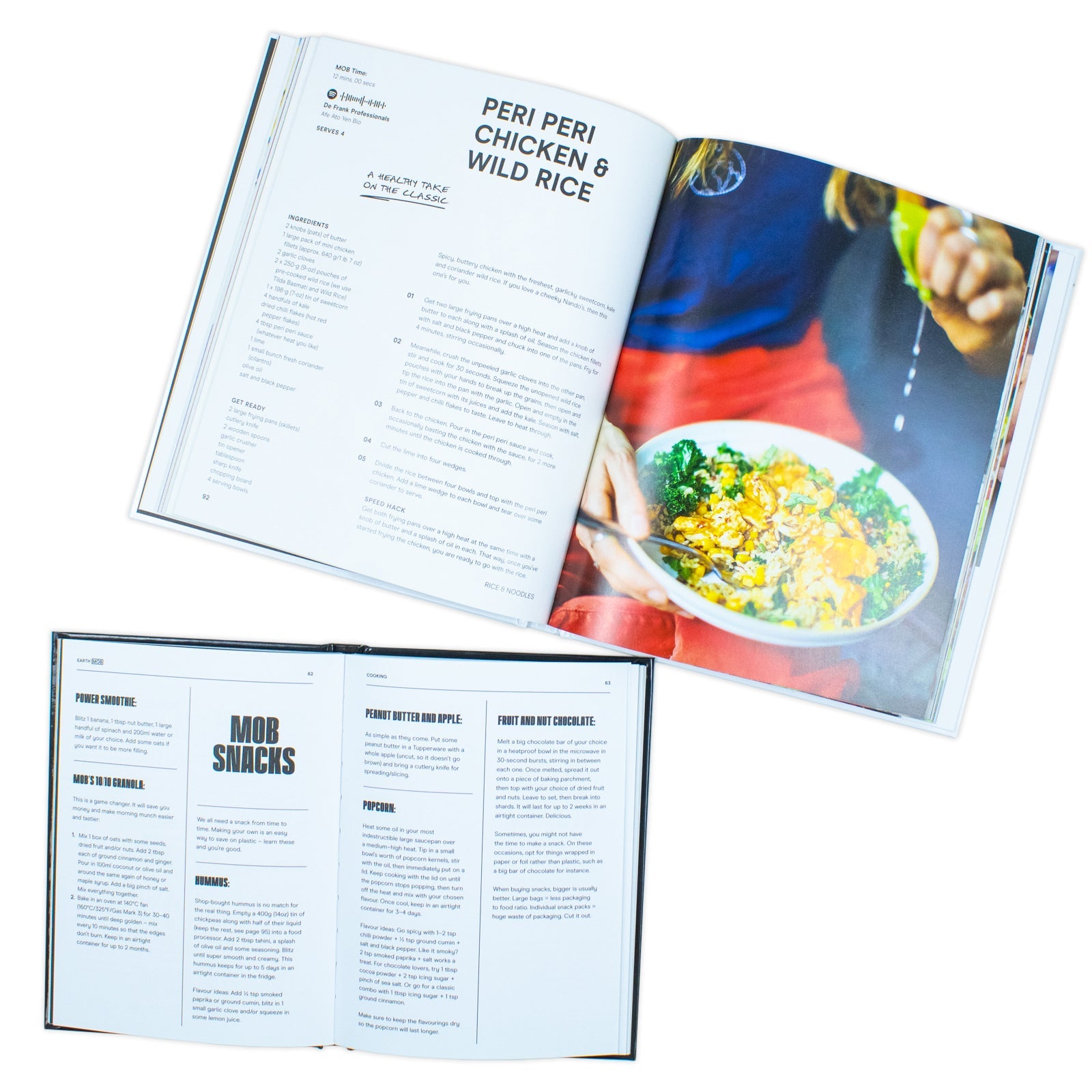 Earth MOB & Speedy MOB – 2-Book Collection by Ben Lebus (Hardback) | Quick & Easy 12-Minute Meals, Family Cooking, Healthy Recipes & Meal Prep