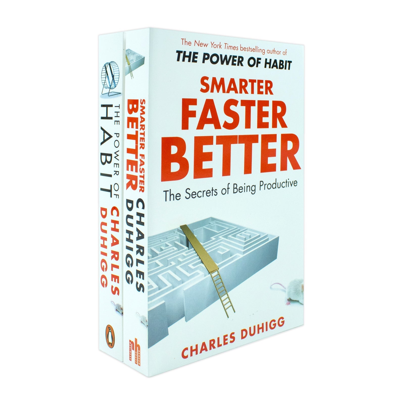 Charles Duhigg Collection 2 Books Set (The Power of Habit, Smarter Faster Better)