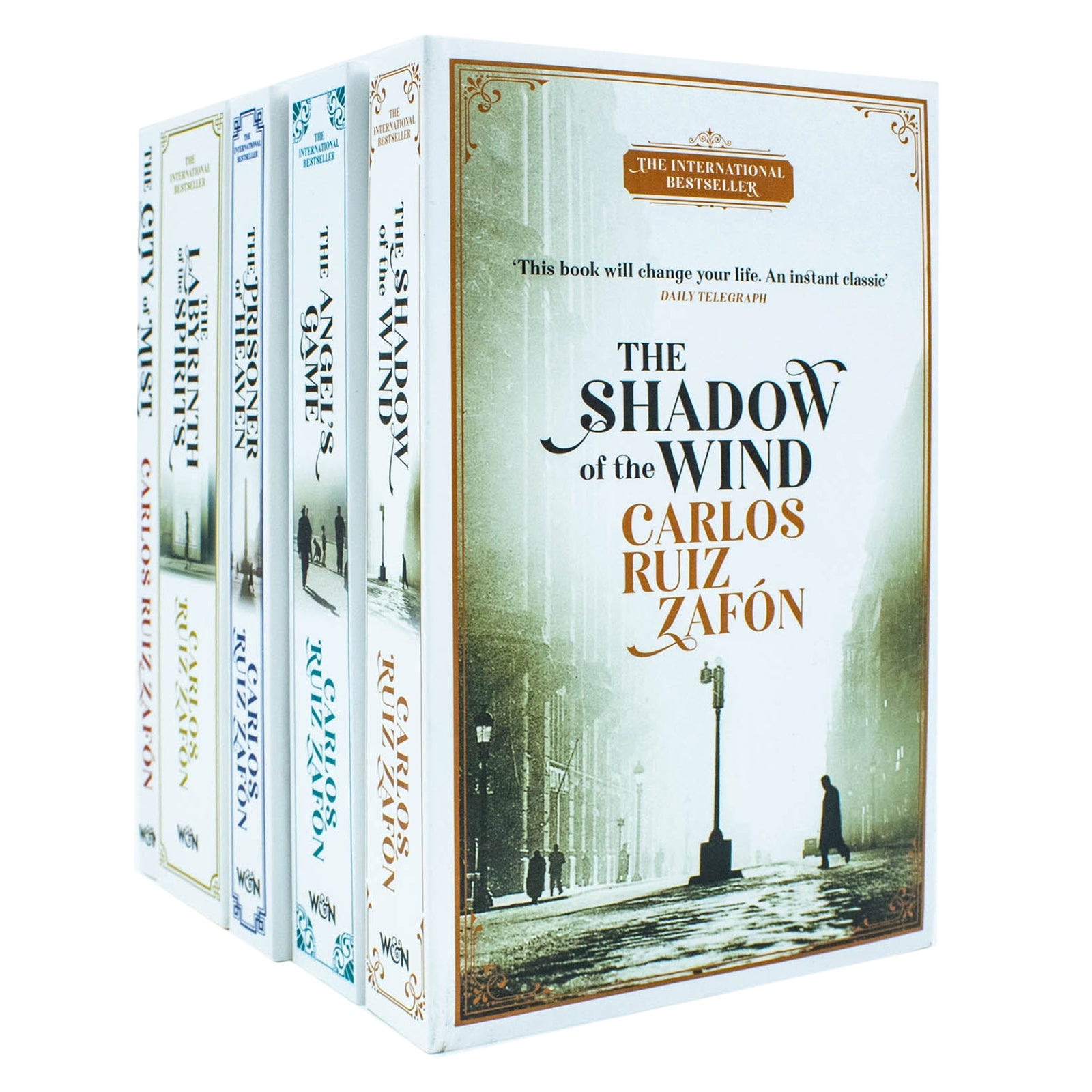Cemetery of Forgotten Series 5 Book Set by Carlos Ruiz Zafón – Shadow of the Wind & More | Literary Fiction, Mystery, Unique Stories, Spanish Classics