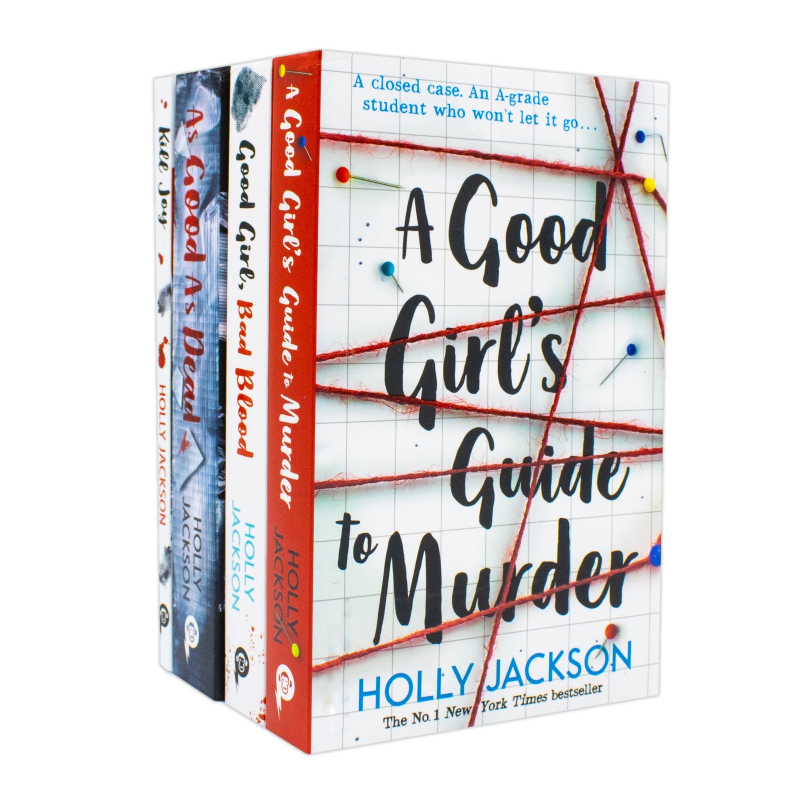 Holly Jackson 4 Book Collection, A Good Girls Guide to Murder, Good Girl Bad Blood, Kill Joy, YA Thriller Series, Teen Reads, Must Read Fiction