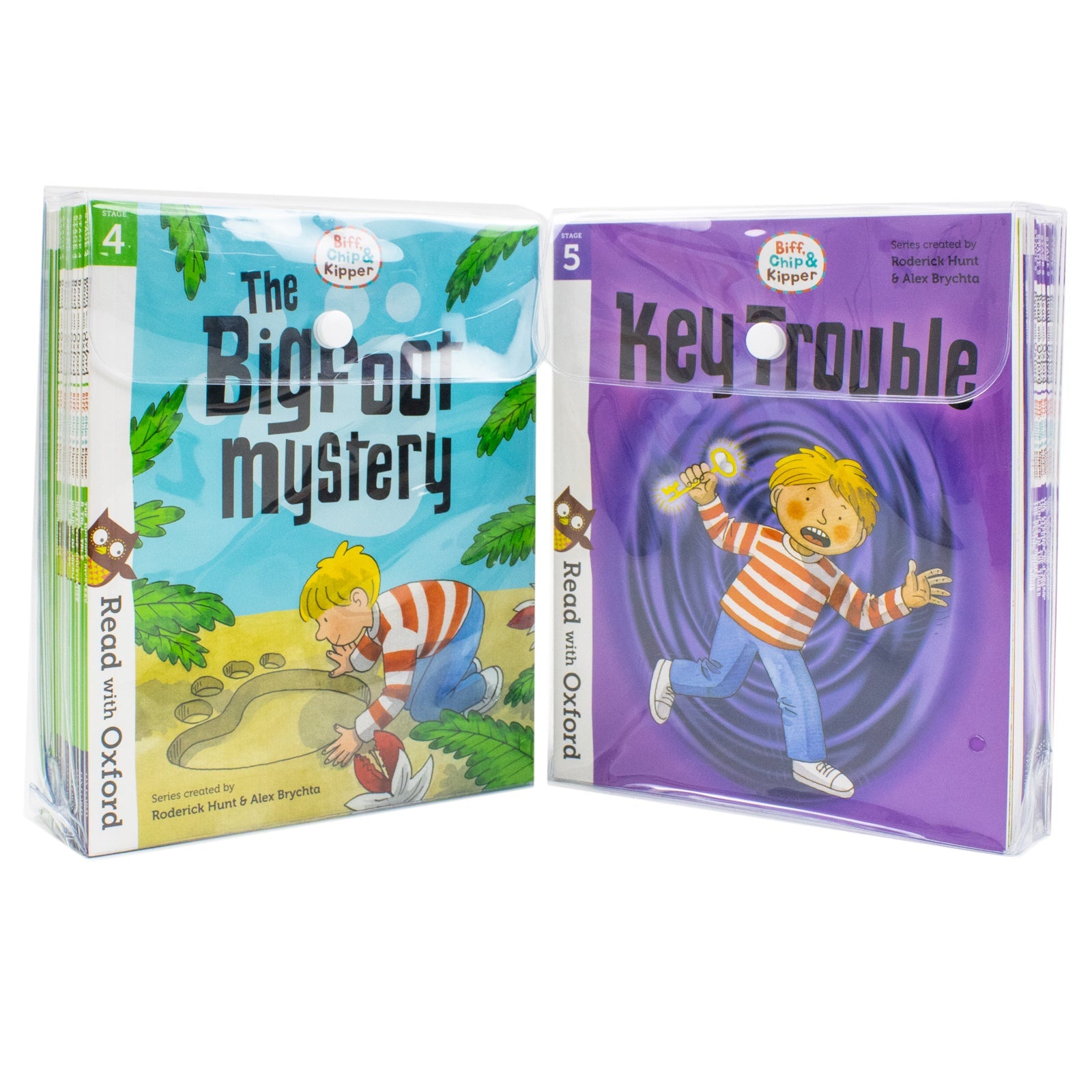 Biff, Chip & Kipper Stage 4-5 Read with Oxford |32-Book Phonics Collection Set | Early Learning, Children's Educational Storybooks, Learn to Read (5+)