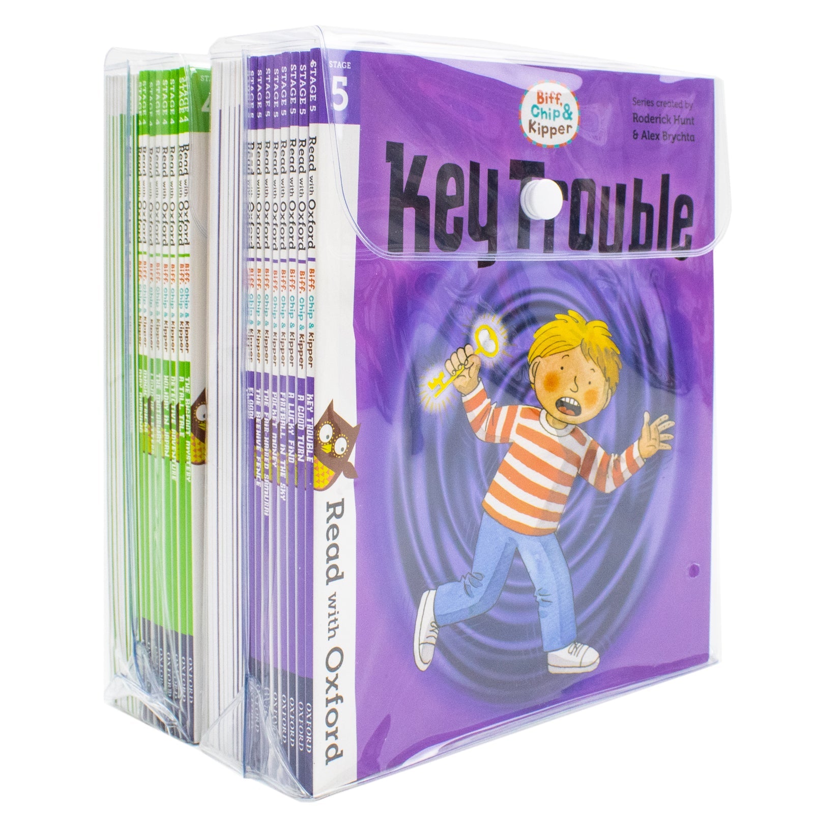 Biff, Chip & Kipper Stage 4-5 Read with Oxford |32-Book Phonics Collection Set | Early Learning, Children's Educational Storybooks, Learn to Read (5+)
