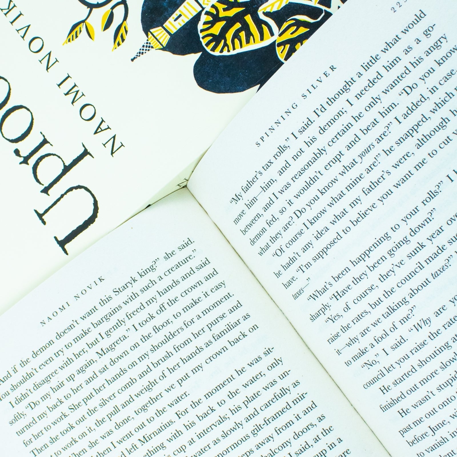 Discover the thrilling Naomi Novik 2 Books Collection Set: Uprooted and Spinning Silver - Fantasy Adventures for Ages 12+ in paperback format