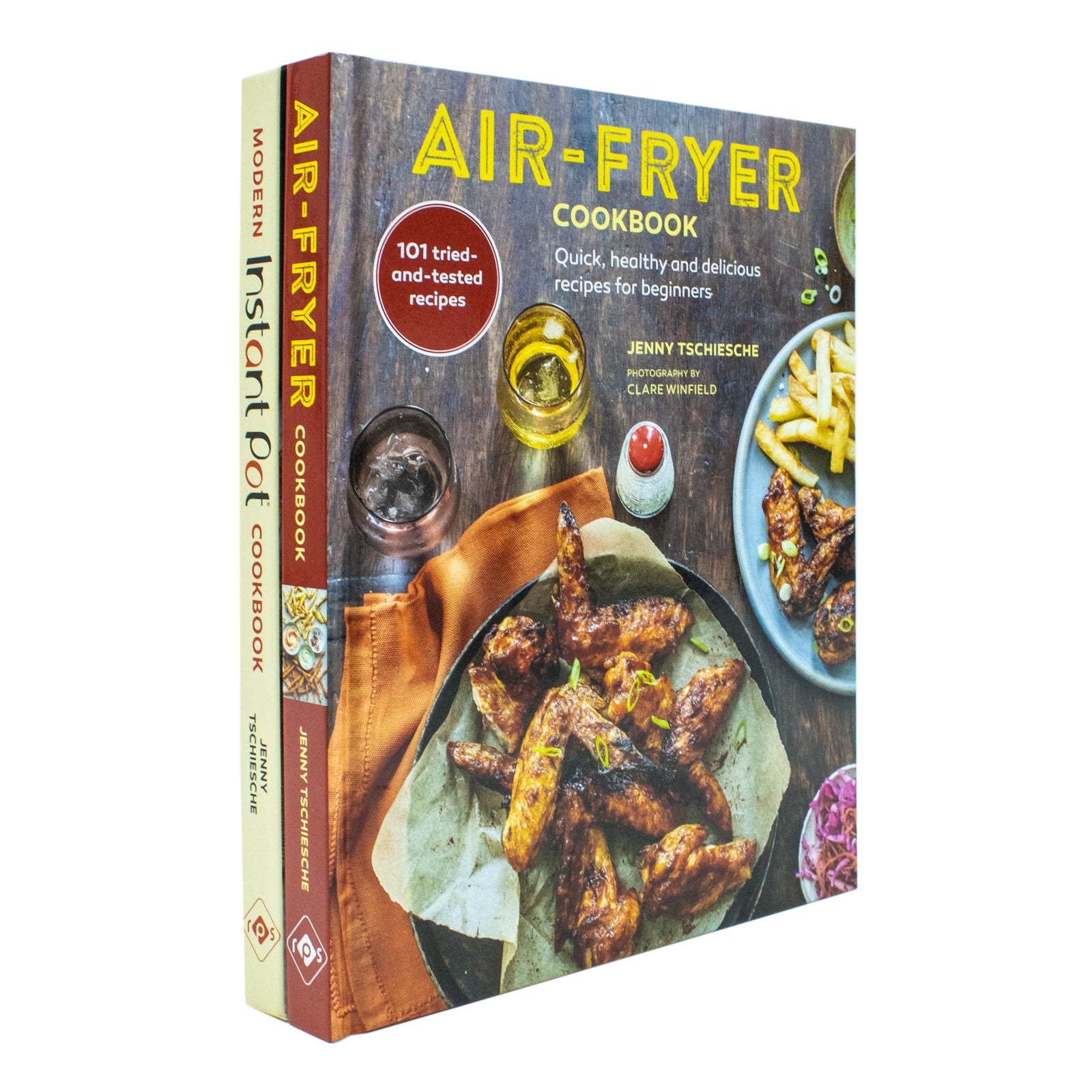 Jenny Tschiesche Collection 2 Books Set (Modern Vegetarian Instant Pot Cookbook, Air-Fryer Cookbook)