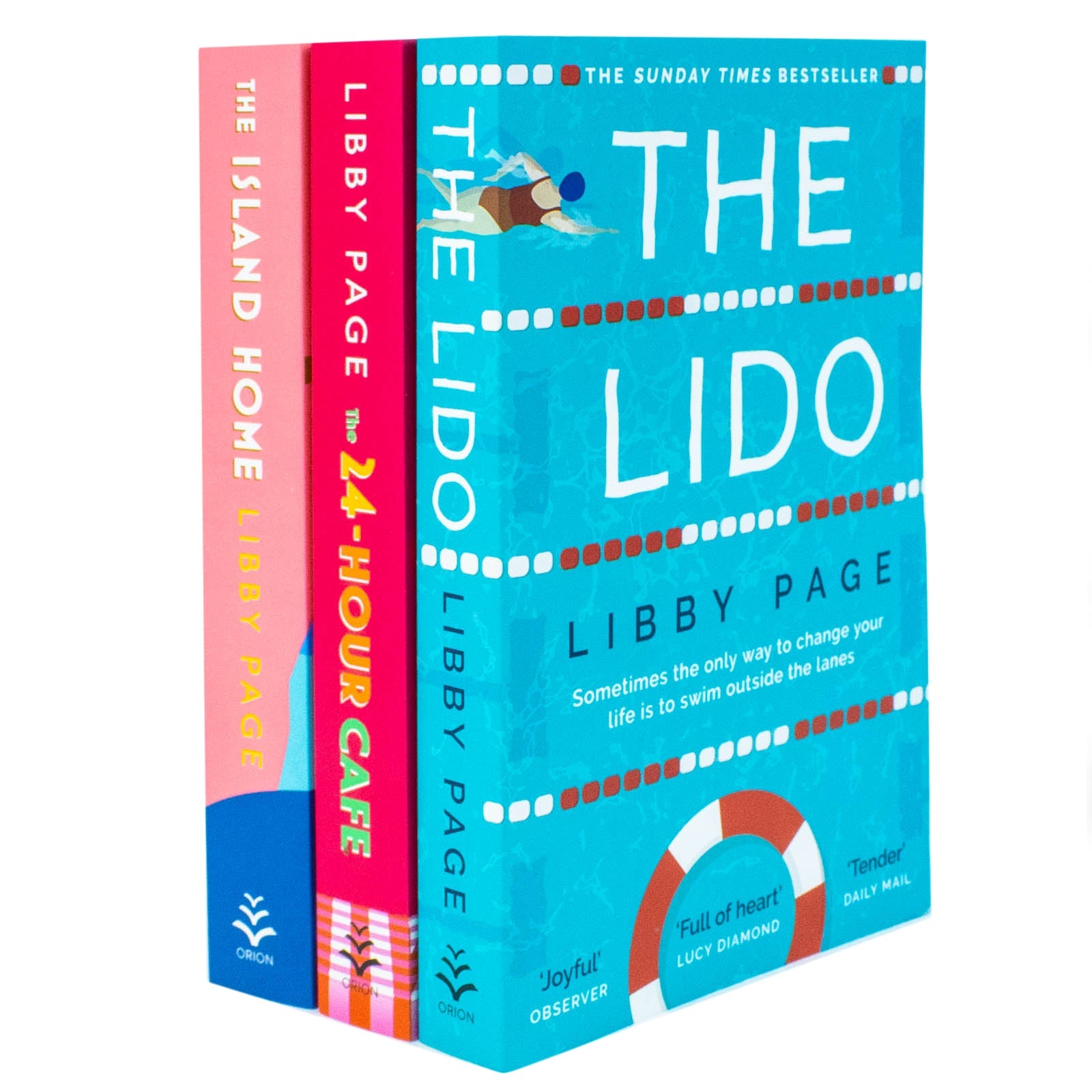 Libby Page Collection – 3 Book Set (The Lido, The 24 Hour Cafe, The Island Home) | Contemporary Fiction, Bestselling Novels & Heartwarming Stories