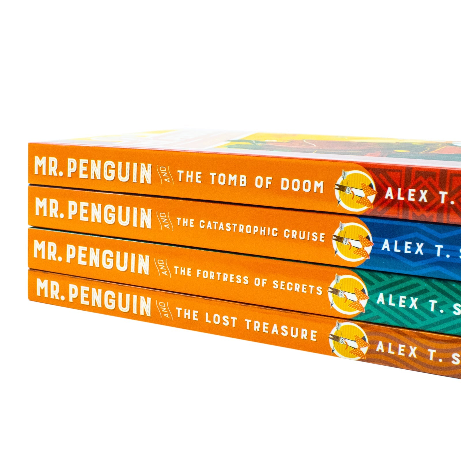 Mr Penguin Series 4-Book Collection by Alex T. Smith | Fun & Illustrated Children's Adventure Books| Treasure Hunts, Secrets, Tombs & Exciting Stories