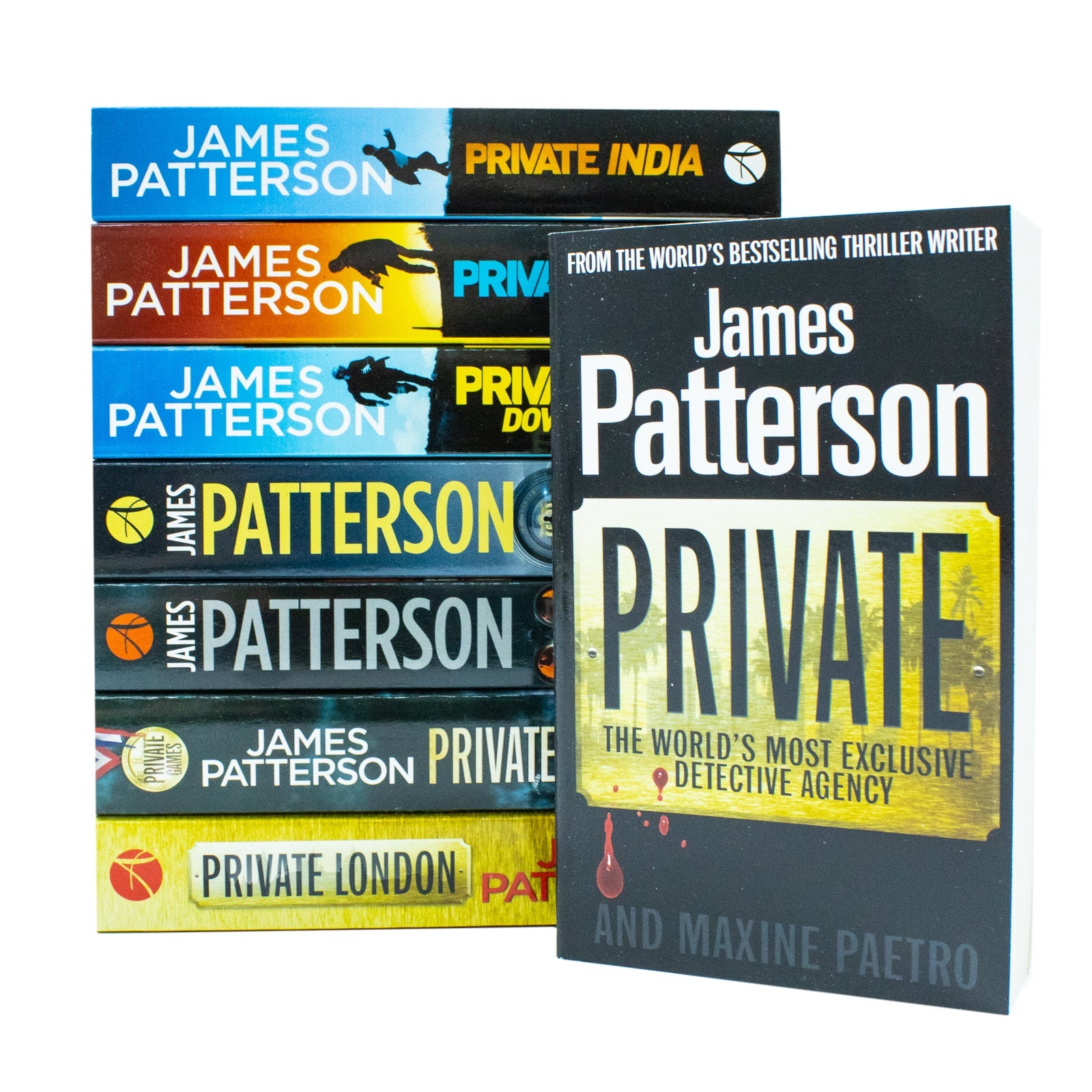 James Patterson Private Series 1-8 Book Collection | Private, Private London, Private Games, Private Berlin & More| Thriller, Mystery, Crime, Suspense