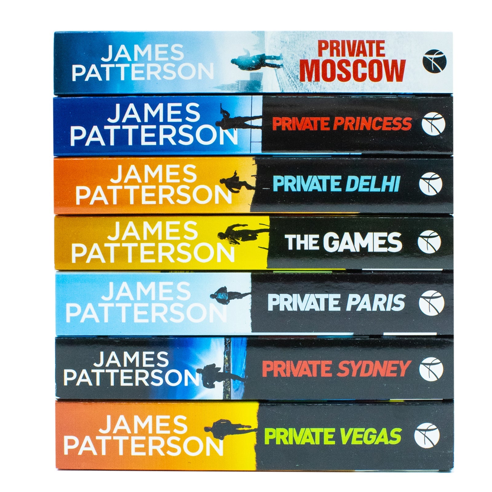 James Patterson Private Series Books 9β15 Collection Set β Thriller Crime Fiction Novels, Private Vegas to Moscow, Bestselling Mystery Books for Adults