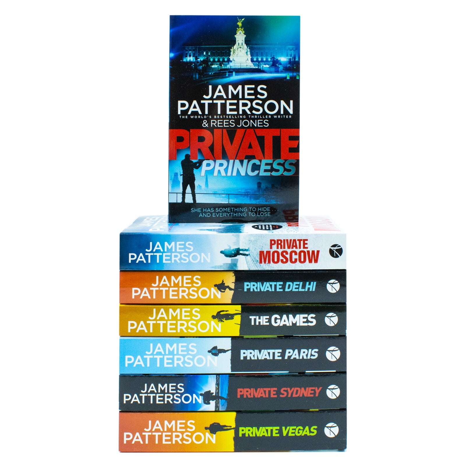 James Patterson Private Series Books 9β15 Collection Set β Thriller Crime Fiction Novels, Private Vegas to Moscow, Bestselling Mystery Books for Adults