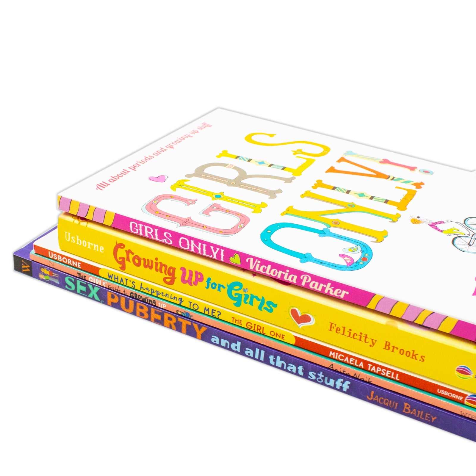 Growing Up For Girls 5 Books Collection Set (The Girls' Guide to Growing Up, Girls Only! All About Periods, Sex, Puberty and All That Stuff, Growing up for Girls and What's Happening To Me? The Girl One)