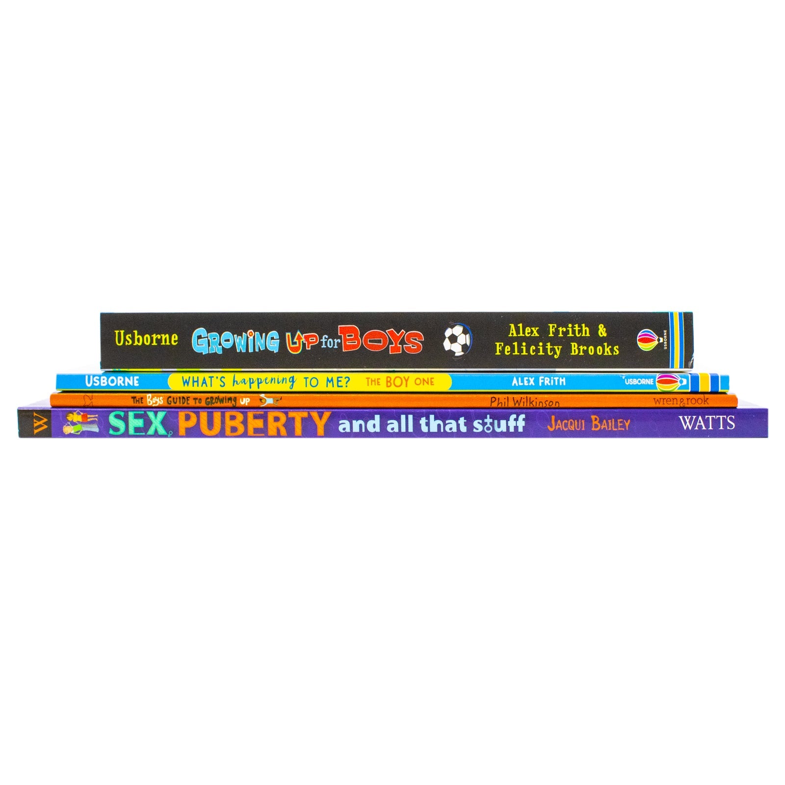 Growing Up For Boys 4 Books Collection Set (The Boys' Guide to Growing Up, Sex, Puberty and All That Stuff, Growing Up for Boys and Whats Happening to Me?)