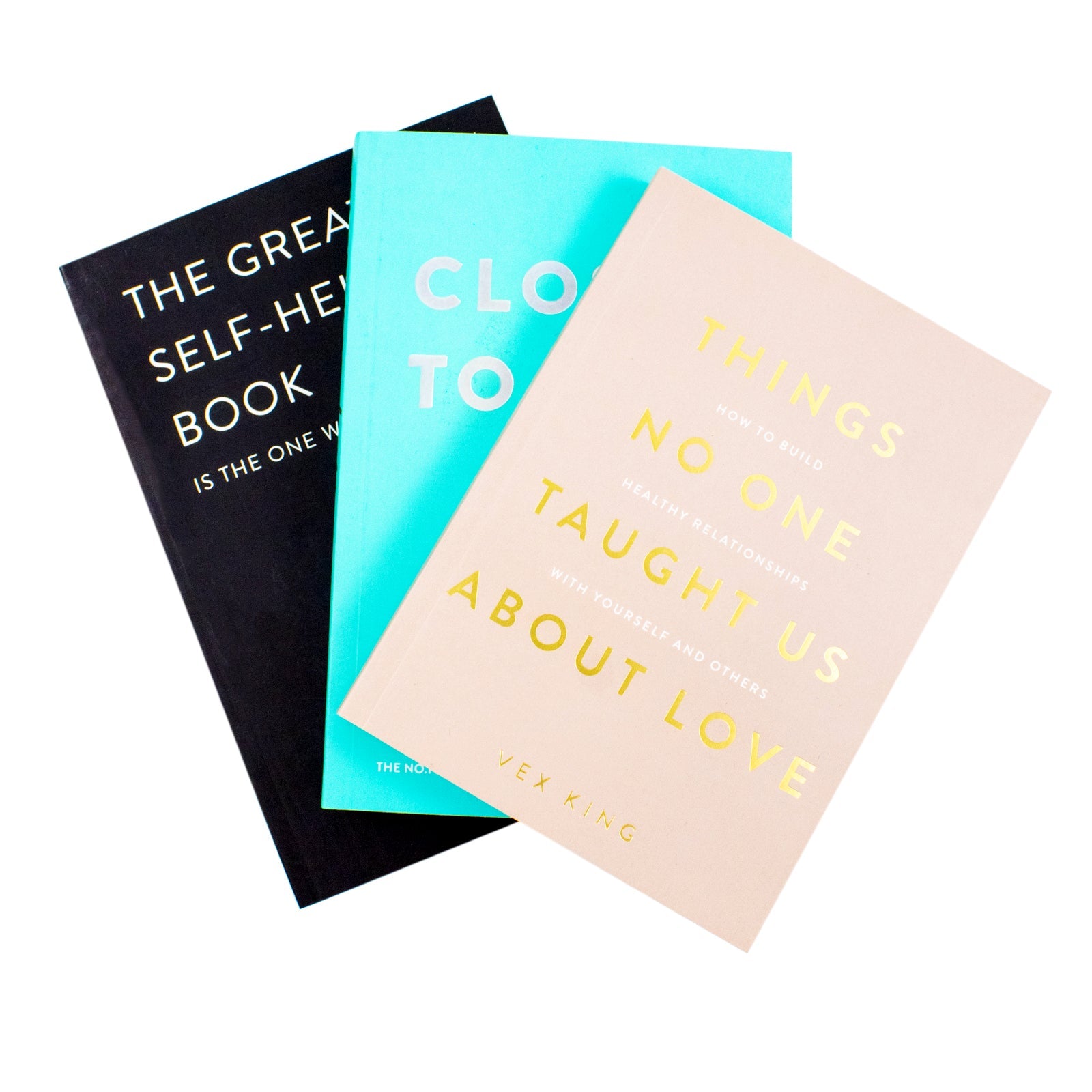 Vex King Collection 3 Books Set (Closer to Love, Things no one Taught us About Love, The Greatest Self Help Book)