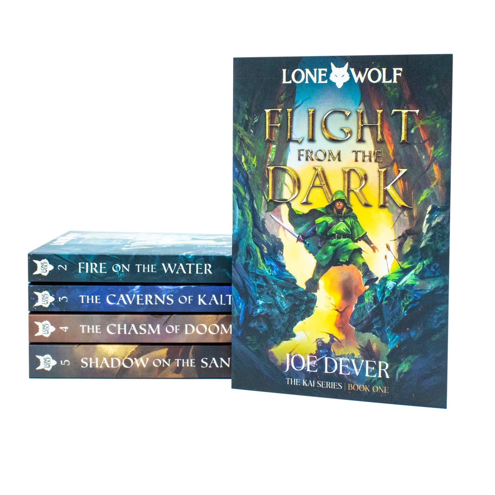Lone Wolf Series 5 Book Collection by Joe Dever – Epic Fantasy Adventure, Action-Packed Heroic Journey, Immersive Worlds & Must-Read Classic