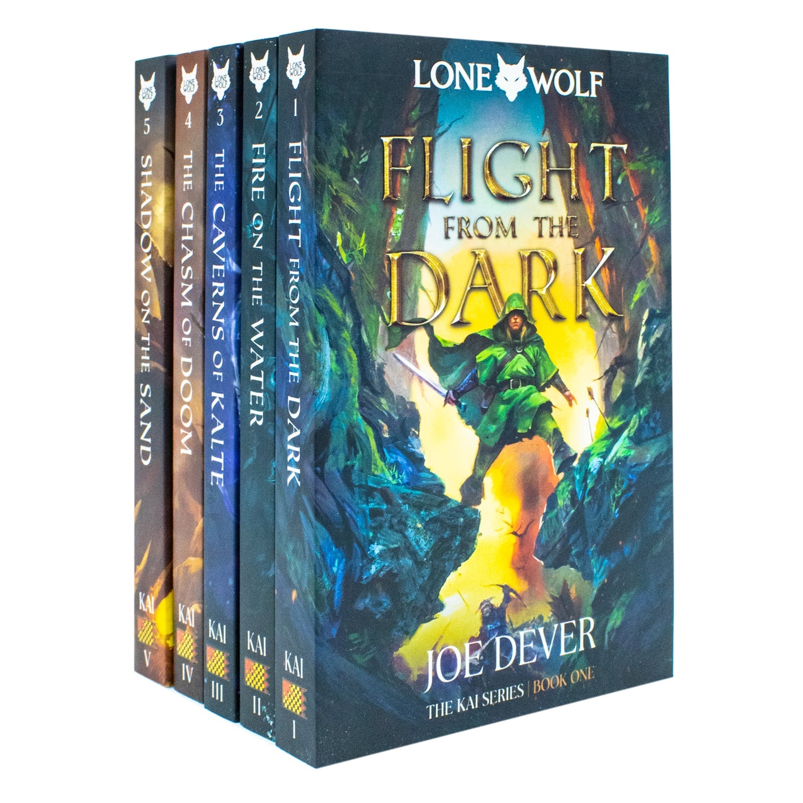 Lone Wolf Series 5 Book Collection by Joe Dever – Epic Fantasy Adventure, Action-Packed Heroic Journey, Immersive Worlds & Must-Read Classic
