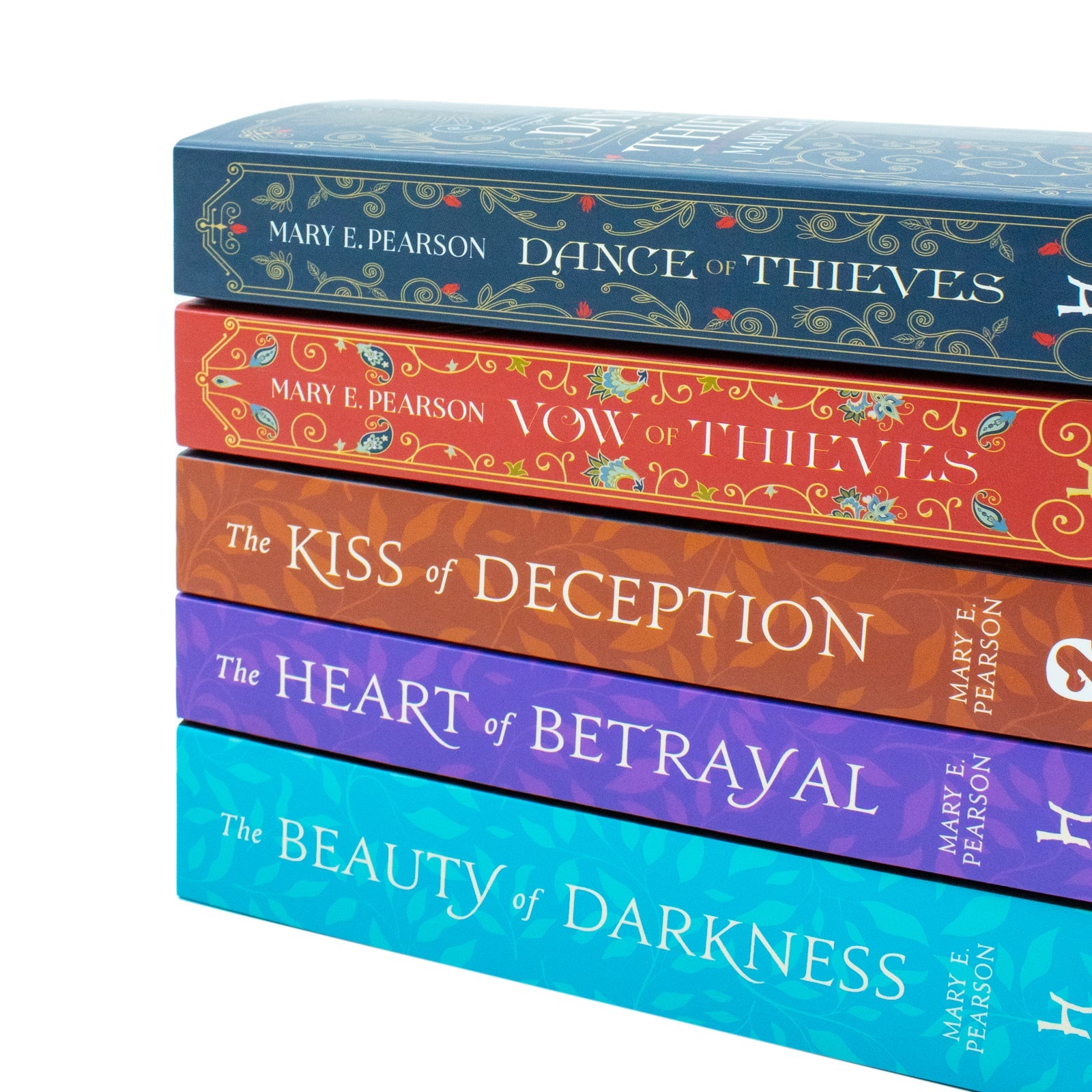 Mary E. Pearson Collection 5 Books Set (Dance of Thieves, Vow of Thieves, The Kiss of Deception, The Heart of Betrayal, The Beauty of Darkness)