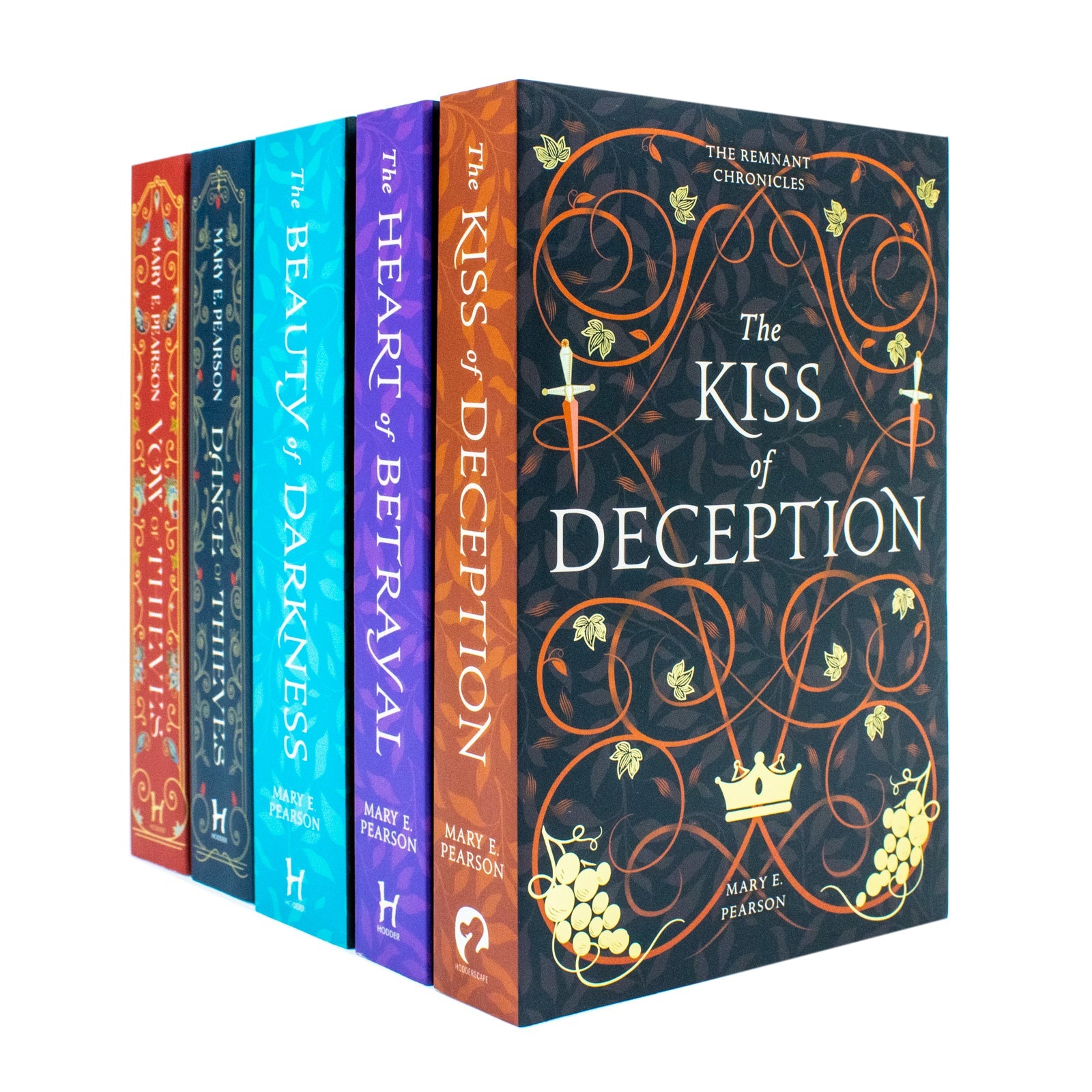 Mary E. Pearson Collection 5 Books Set (Dance of Thieves, Vow of Thieves, The Kiss of Deception, The Heart of Betrayal, The Beauty of Darkness)