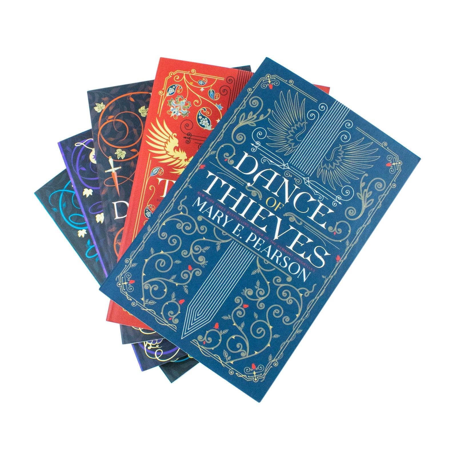 Mary E. Pearson Collection 5 Books Set (Dance of Thieves, Vow of Thieves, The Kiss of Deception, The Heart of Betrayal, The Beauty of Darkness)