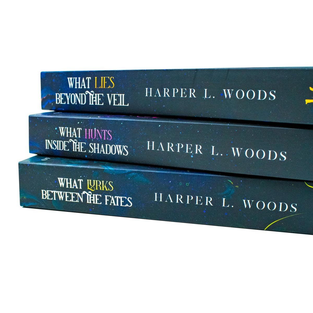 Of Flesh and Bone Series 3 Books Collection Set by Harper L. Woods (What Lies Beyond the Veil, What Hunts Inside the Shadows and What Lurks Between the Fates)