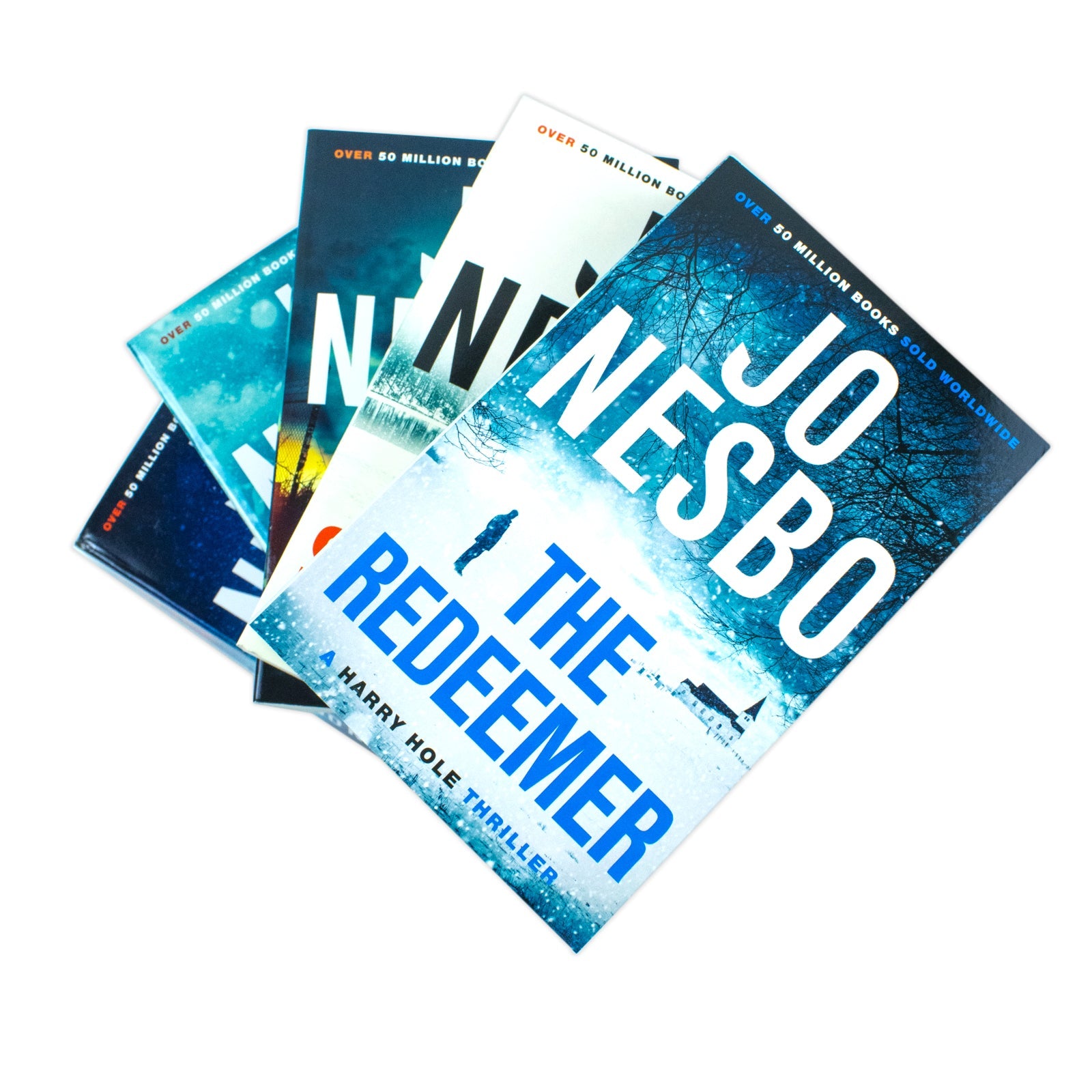 Harry Hole Series 6-10 Collection 5 Books Set By Jo Nesbo (The Redeemer, The Snowman, The Leopard, Phantom and Police)