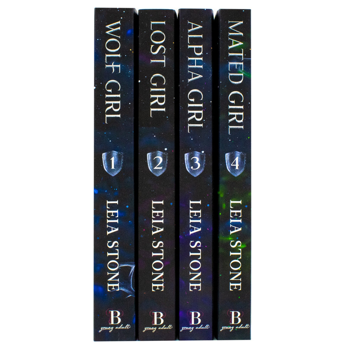 Wolf Girl Series 4 Books Collection Set By Leia Stone (Wolf Girl, Lost Girl, Alpha Girl and Mated Girl)