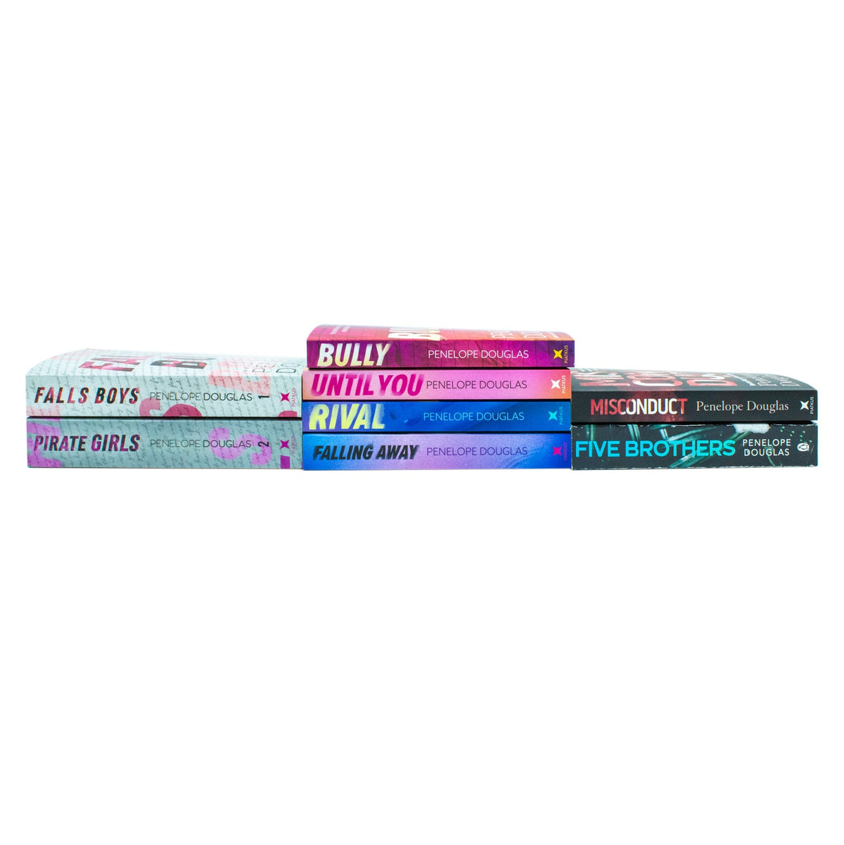 Penelope Douglas Collection 8 Books Set (Until You, Falling Away, Rival, Bully, Five Brothers, Misconduct, Pirate Girls and Falls Boys)