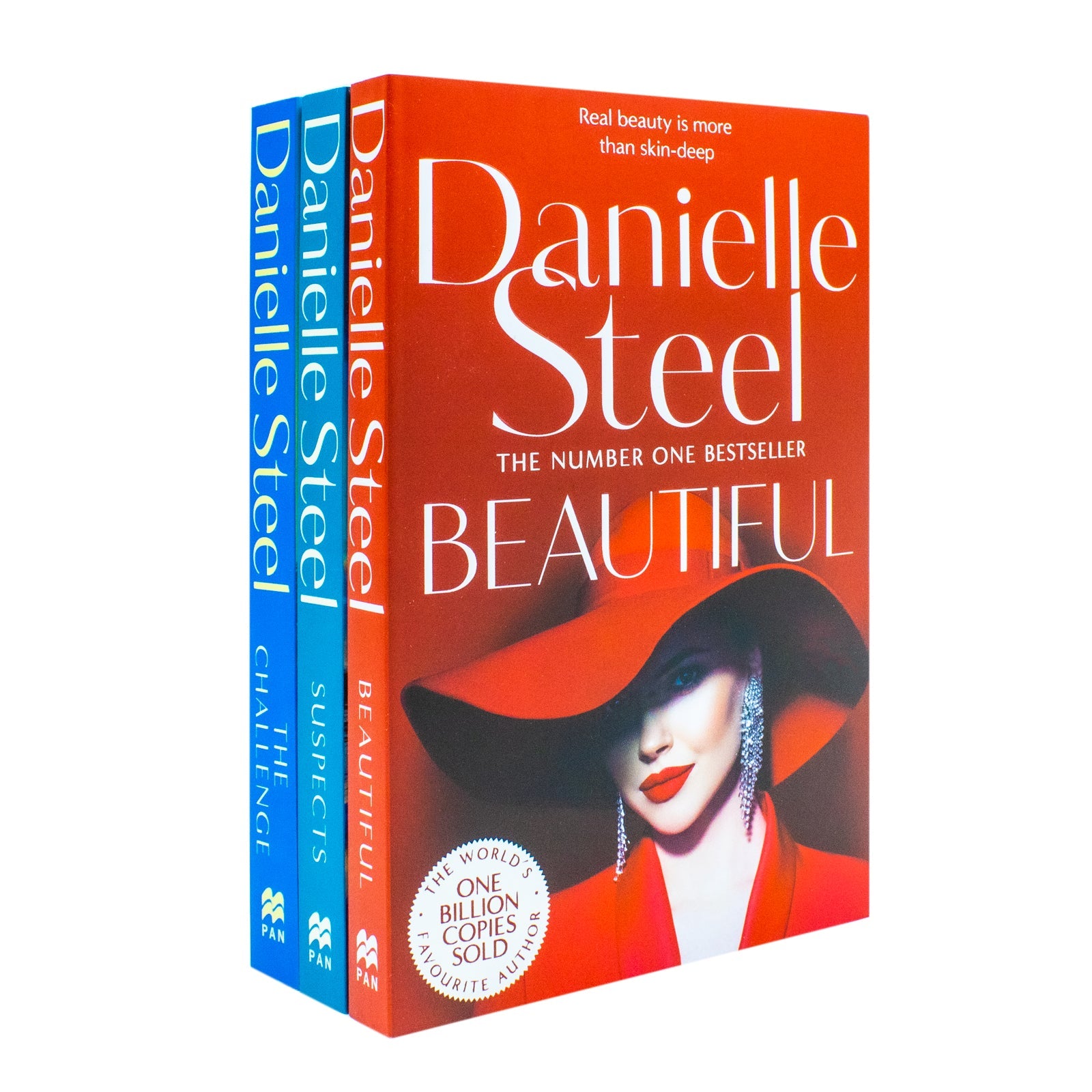 Danielle Steel Collection 3 Books Set - Beautiful, Suspects and The Challenge | Paperback