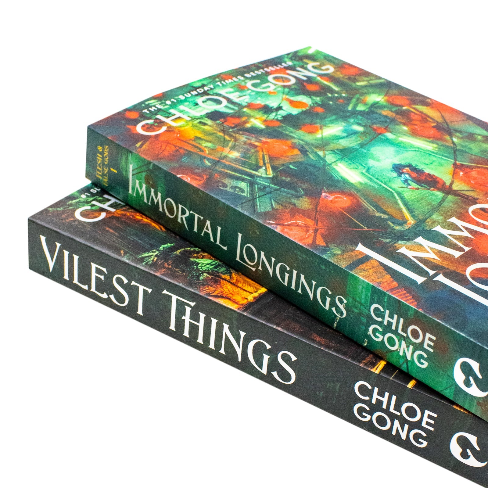 Flesh and False Gods Series 2 Books Collection Set By Chloe Gong (Vilest Things and Immortal Longings) | Paperback