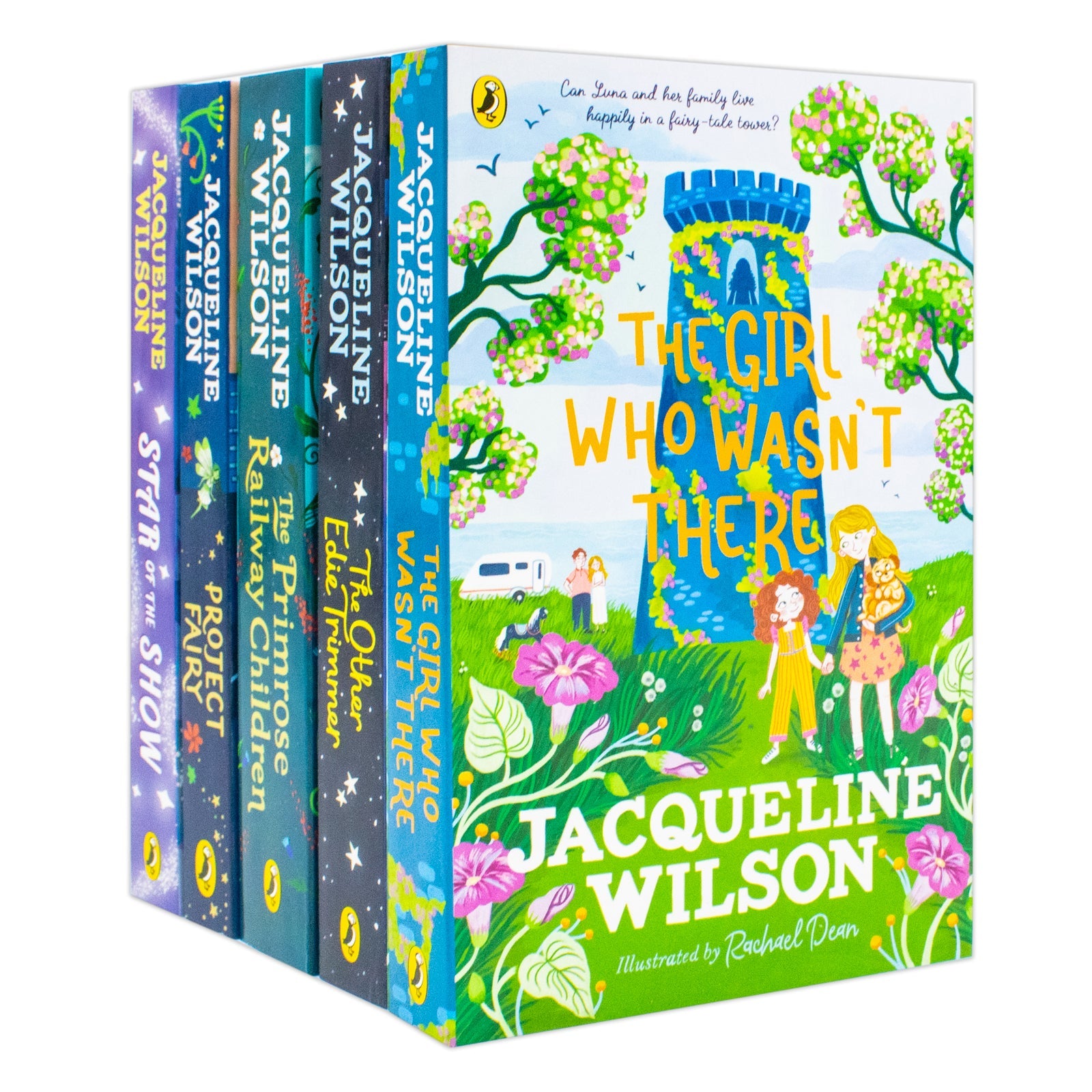Jacqueline Wilson Collection 5 Books Set (The Primrose Railway Children, Project Fairy, The Other Edie Trimmer, The Girl Who Wasn't There & Star of the Show) | Paperback