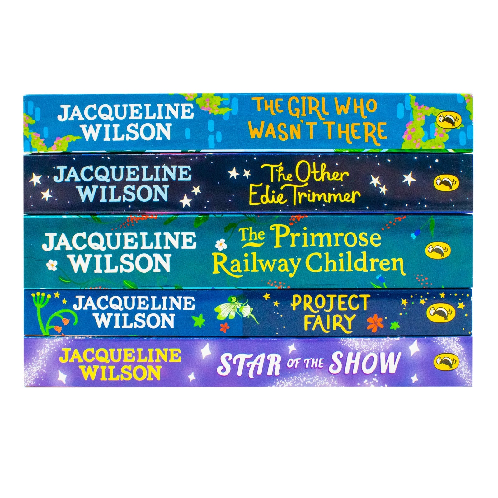 Jacqueline Wilson Collection 5 Books Set (The Primrose Railway Children, Project Fairy, The Other Edie Trimmer, The Girl Who Wasn't There & Star of the Show) | Paperback