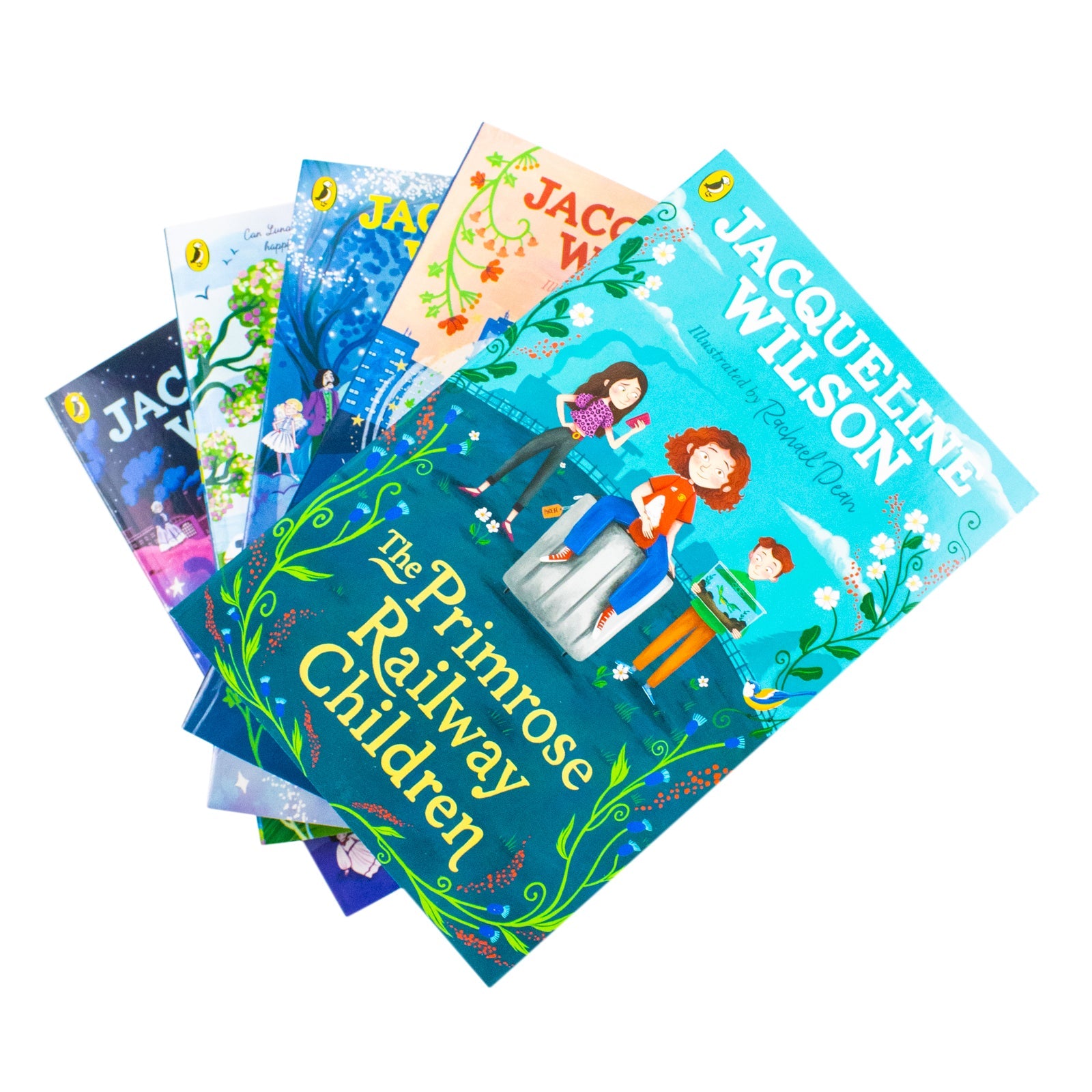 Jacqueline Wilson Collection 5 Books Set (The Primrose Railway Children, Project Fairy, The Other Edie Trimmer, The Girl Who Wasn't There & Star of the Show) | Paperback