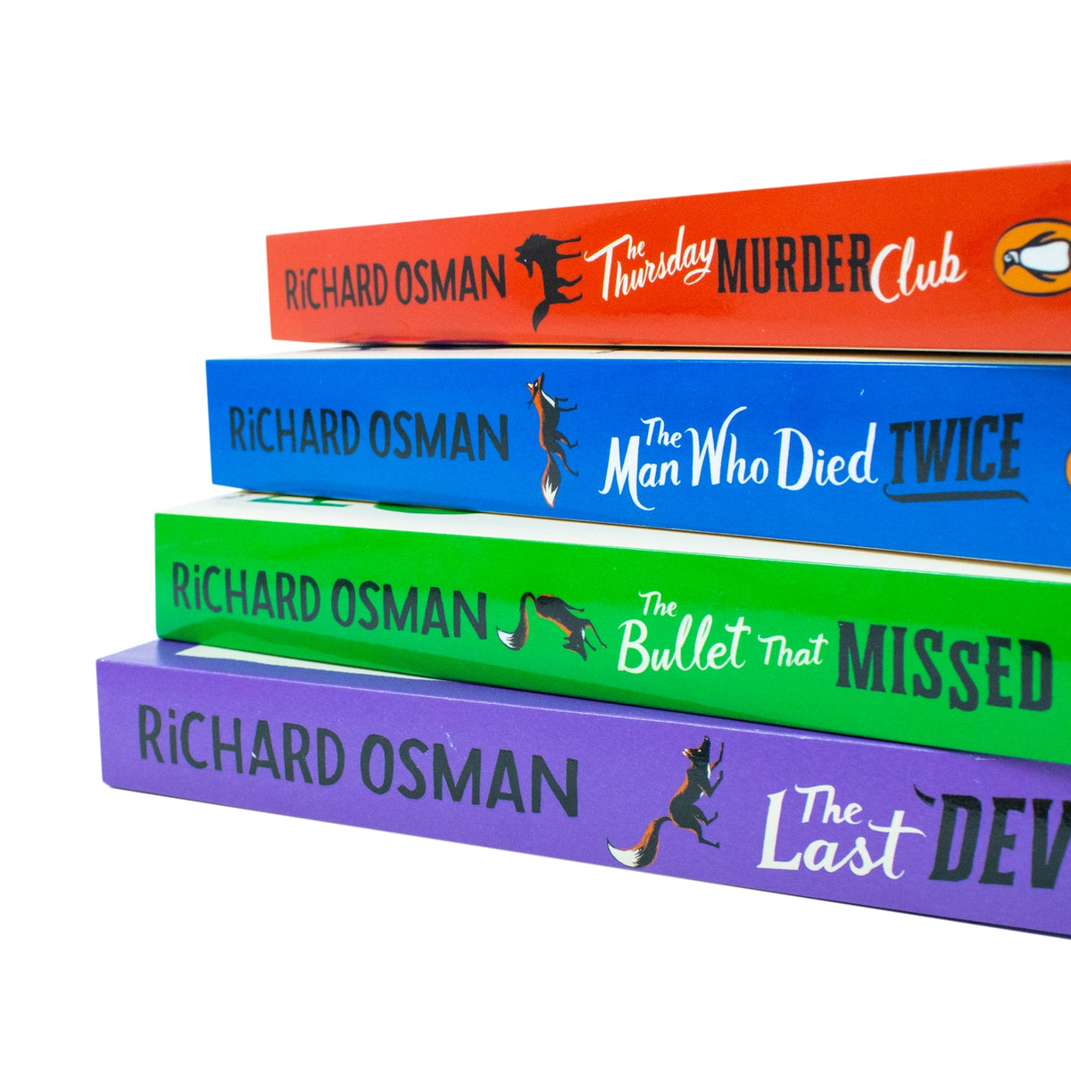 Richard Osman 4 Book Set – The Thursday Murder Club, The Man Who Died Twice & More | Mystery, Crime Thrillers, UK Author, Collection