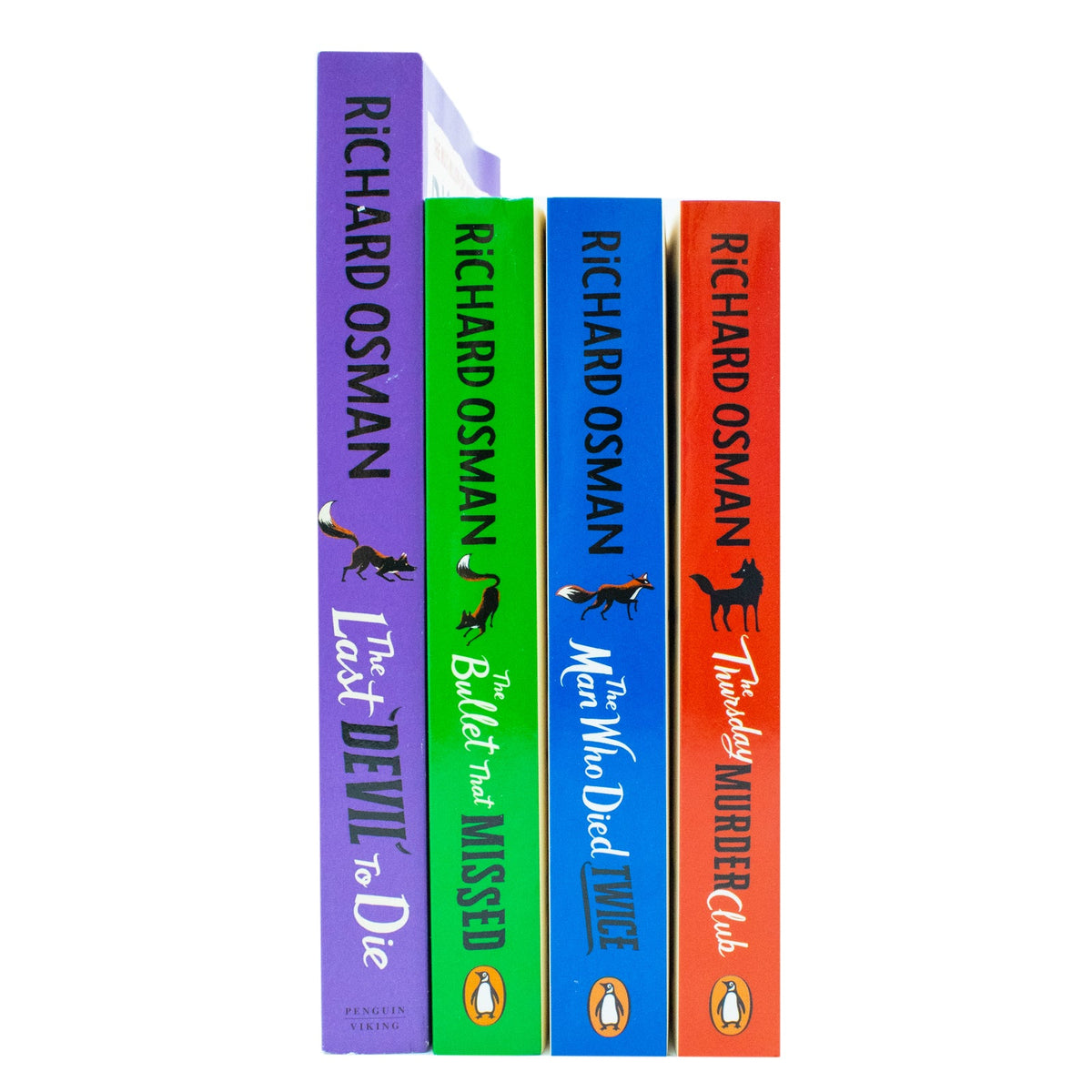 Richard Osman 4 Book Set – The Thursday Murder Club, The Man Who Died Twice & More | Mystery, Crime Thrillers, UK Author, Collection