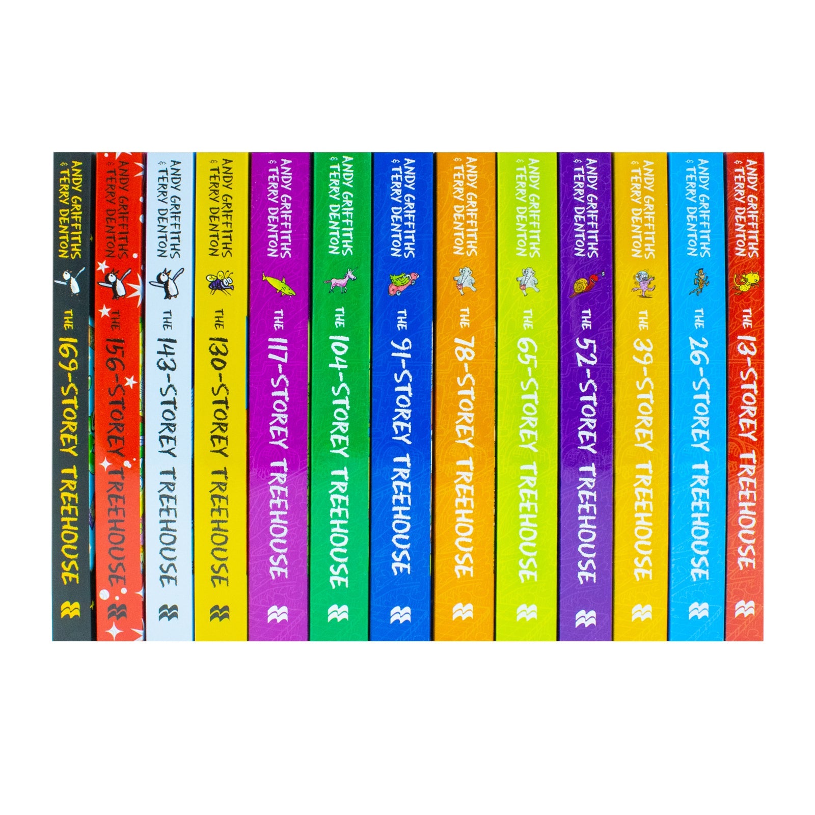 The Treehouse Series 1-13 Books Box set Collection by Andy Griffiths & Terry Denton|Fun & Hilarious Children's Adventure| Illustrated Stories for 8+ years