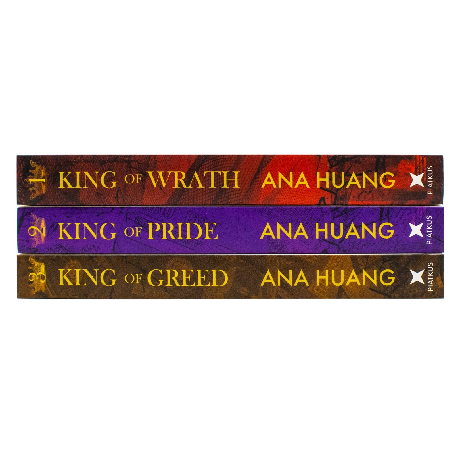 Ana Huang King of Sin Series 3 Books Collection Set – Steamy Romance Book Series (King of Wrath, King of Pride, King of Greed) | Bestselling Fiction