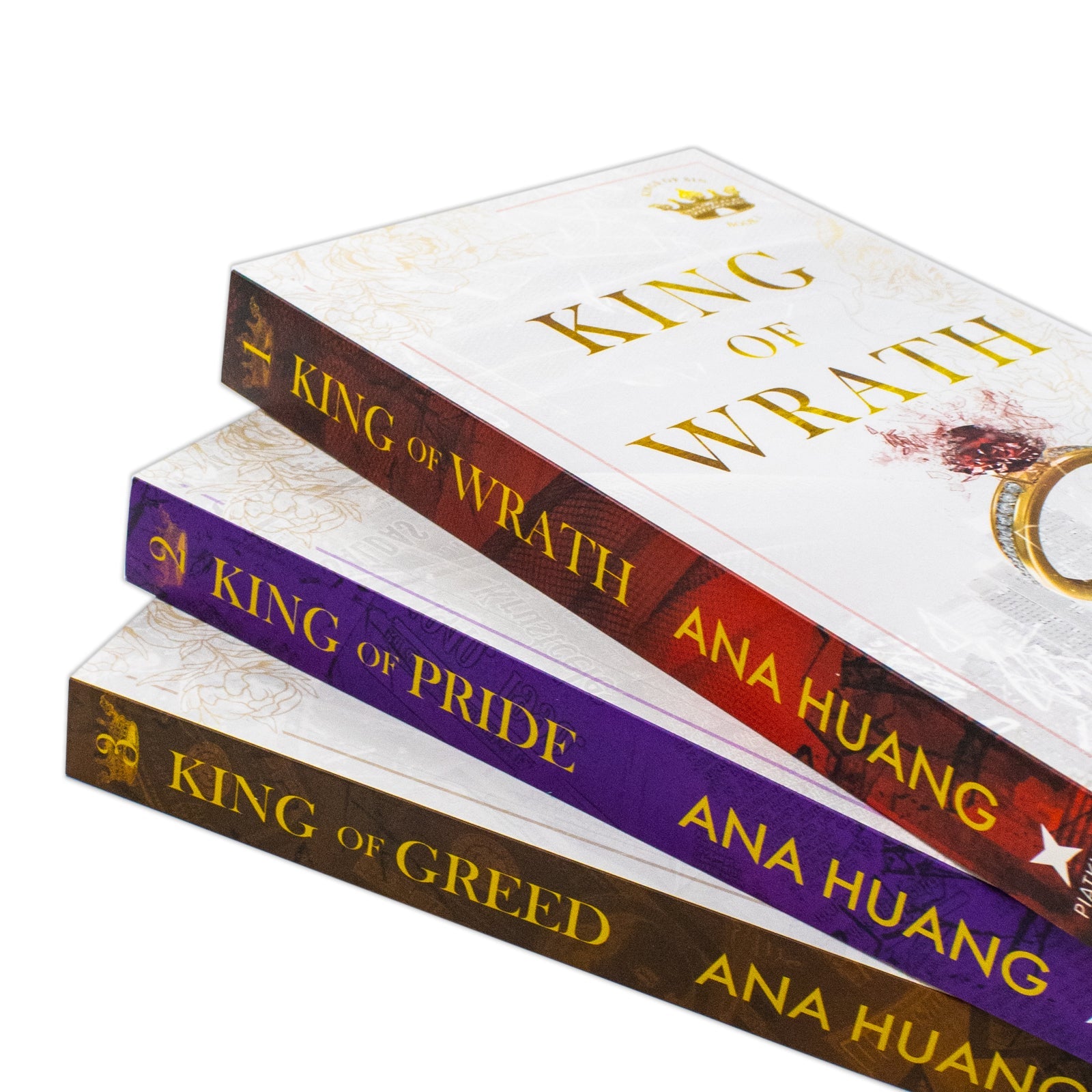 Ana Huang King of Sin Series 3 Books Collection Set – Steamy Romance Book Series (King of Wrath, King of Pride, King of Greed) | Bestselling Fiction