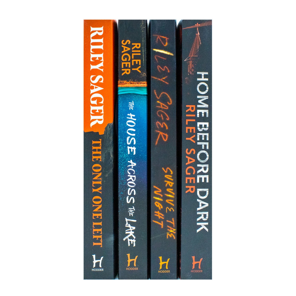 Riley Sager Thriller Collection – 4 Book Set (Home Before Dark, Survive The Night & More) | Mystery, Suspense, Fiction, Bestseller, Novels