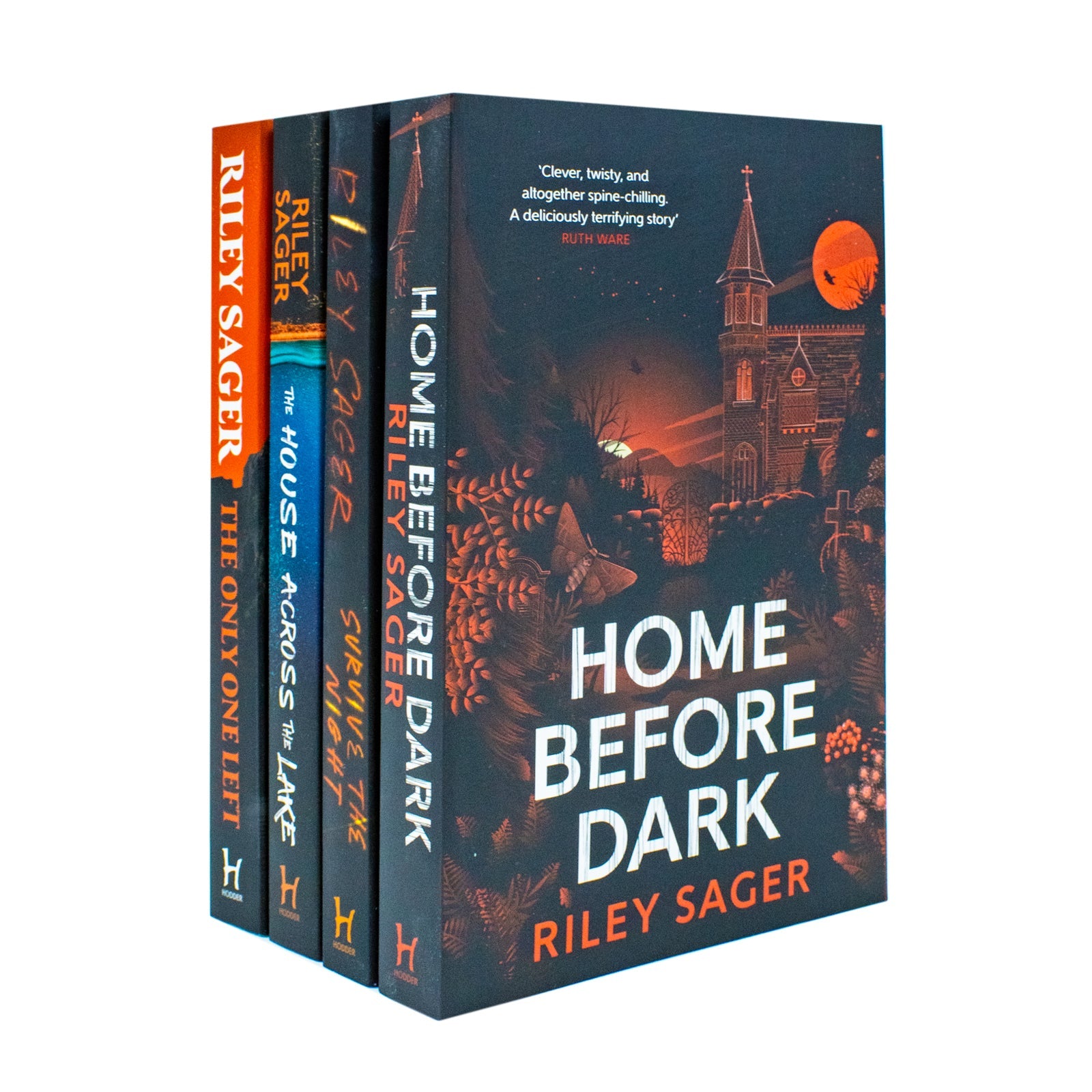 Riley Sager Thriller Collection – 4 Book Set (Home Before Dark, Survive The Night & More) | Mystery, Suspense, Fiction, Bestseller, Novels