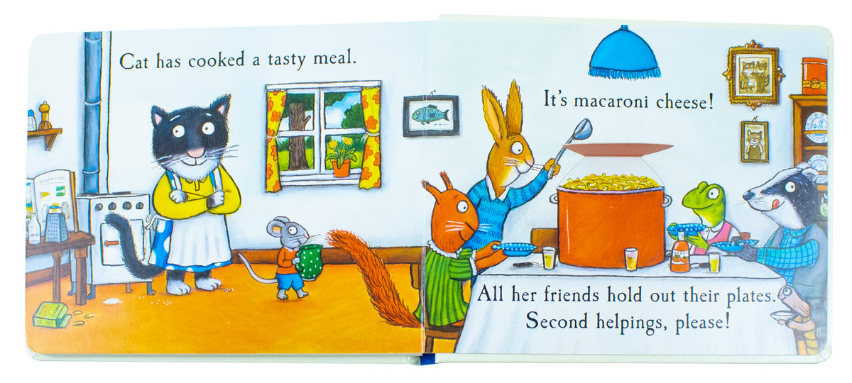 Julia Donaldson Tales From Acorn Wood Series Collection 5 Books Set (Cat's Cookbook, Squirrel's Snowman, Mole's Spectacles, Badger's Band & Dormouse Has a Cold)