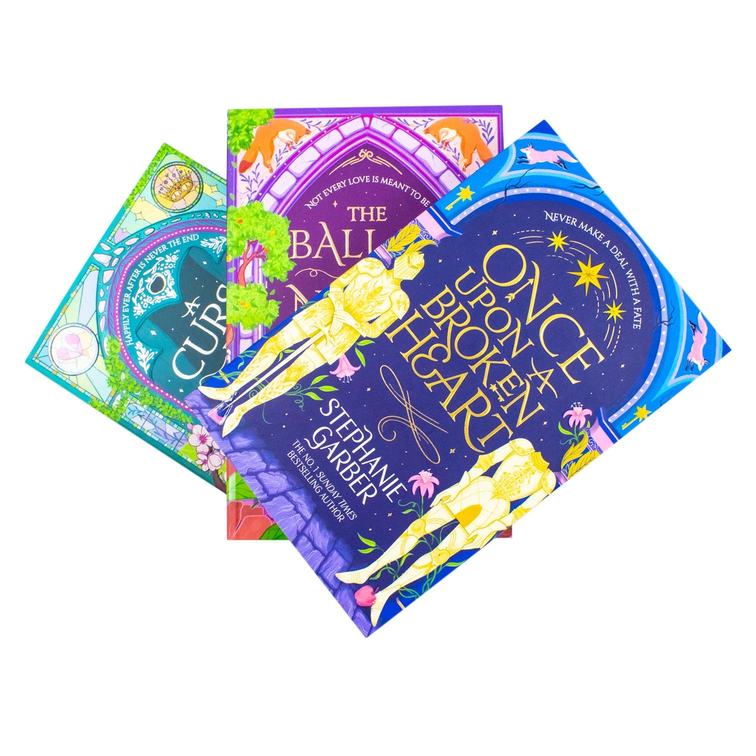 Once Upon a Broken Heart Series 3 Book Collection Set by Stephanie Garber – YA Fantasy Romance, Magic, Curses, Love Stories, Enchanted Adventure