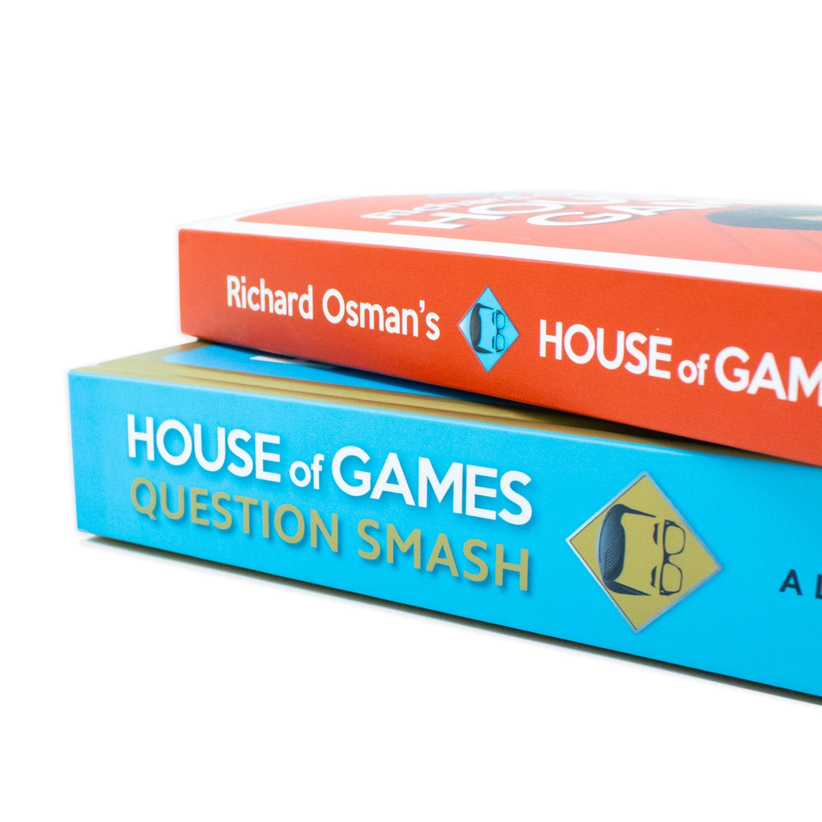 Richard Osman's House of Games & Question Smash by Richard Osman, Alan Connor – 2 Book Collection Set | Fun Trivia, Puzzle, BBC Books