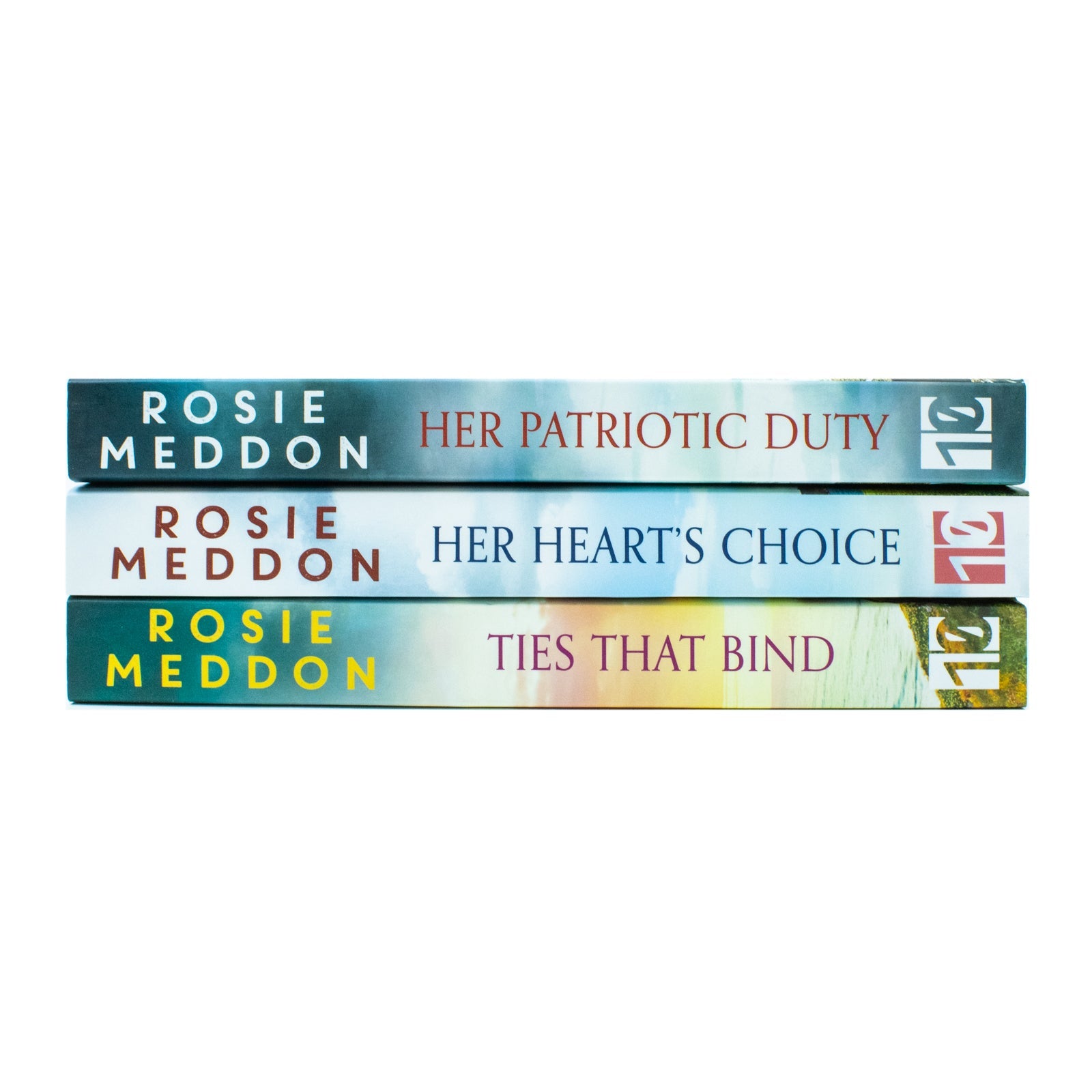 On the Home Front Series 3 Books Collection Set By Rosie Meddon (Her Heart's Choice, Ties That Bind and Her Patriotic Duty)