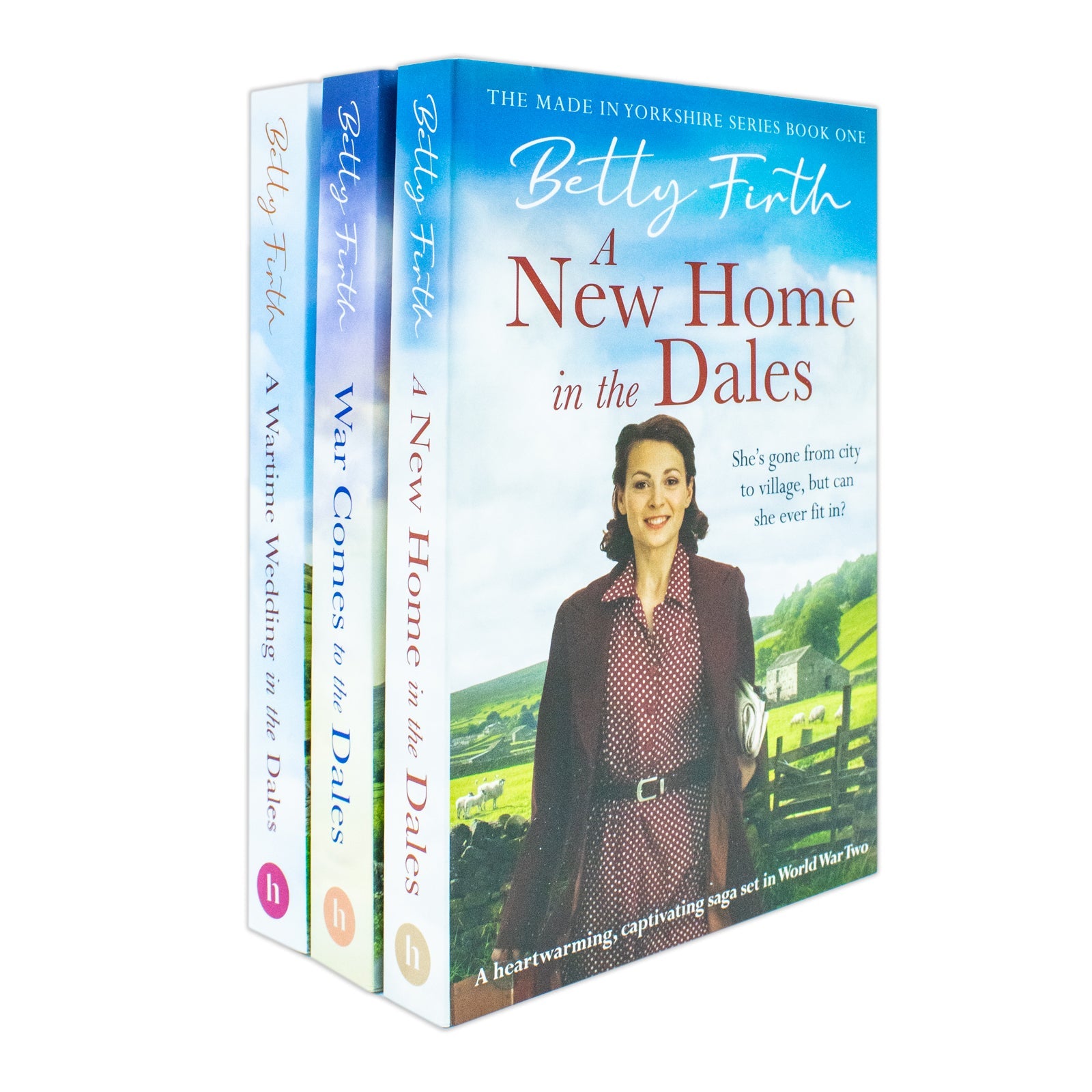 Made in Yorkshire Series 3 Books Collection Set By Betty Firth (A Wartime Wedding in the Dales, A New Home in the Dales and War Comes to the Dales)