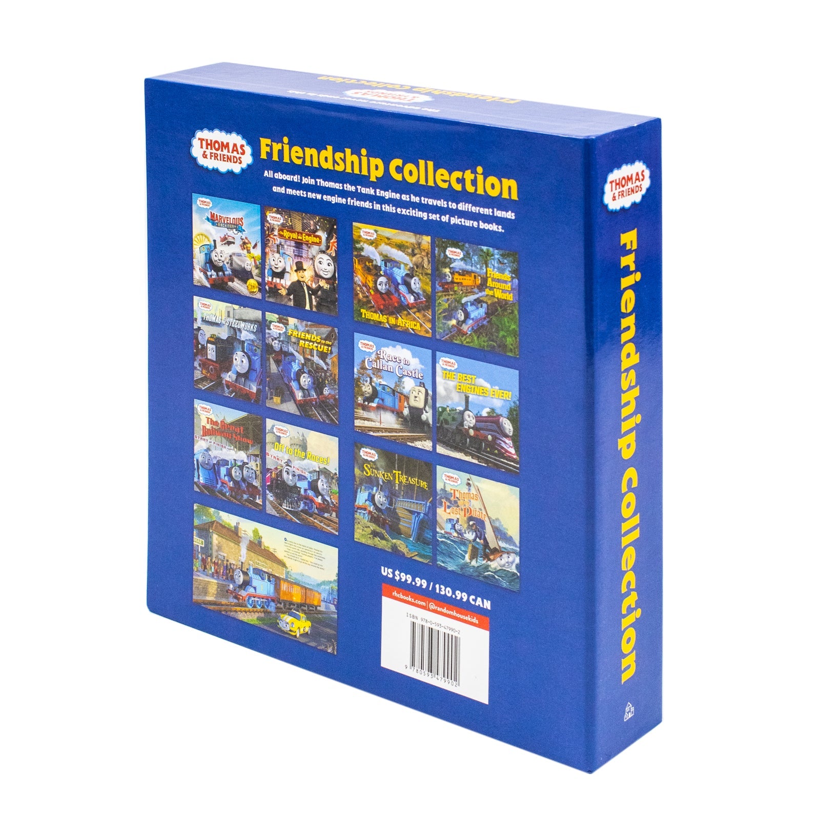 Thomas and Friends Friendship Collection 12 Stories in 6 Books Set and Poster Inside (Marvelous Machinery, The Royal Engine, The Great Railway Show, Off to the Races, Thomas at the Steelworks and More)